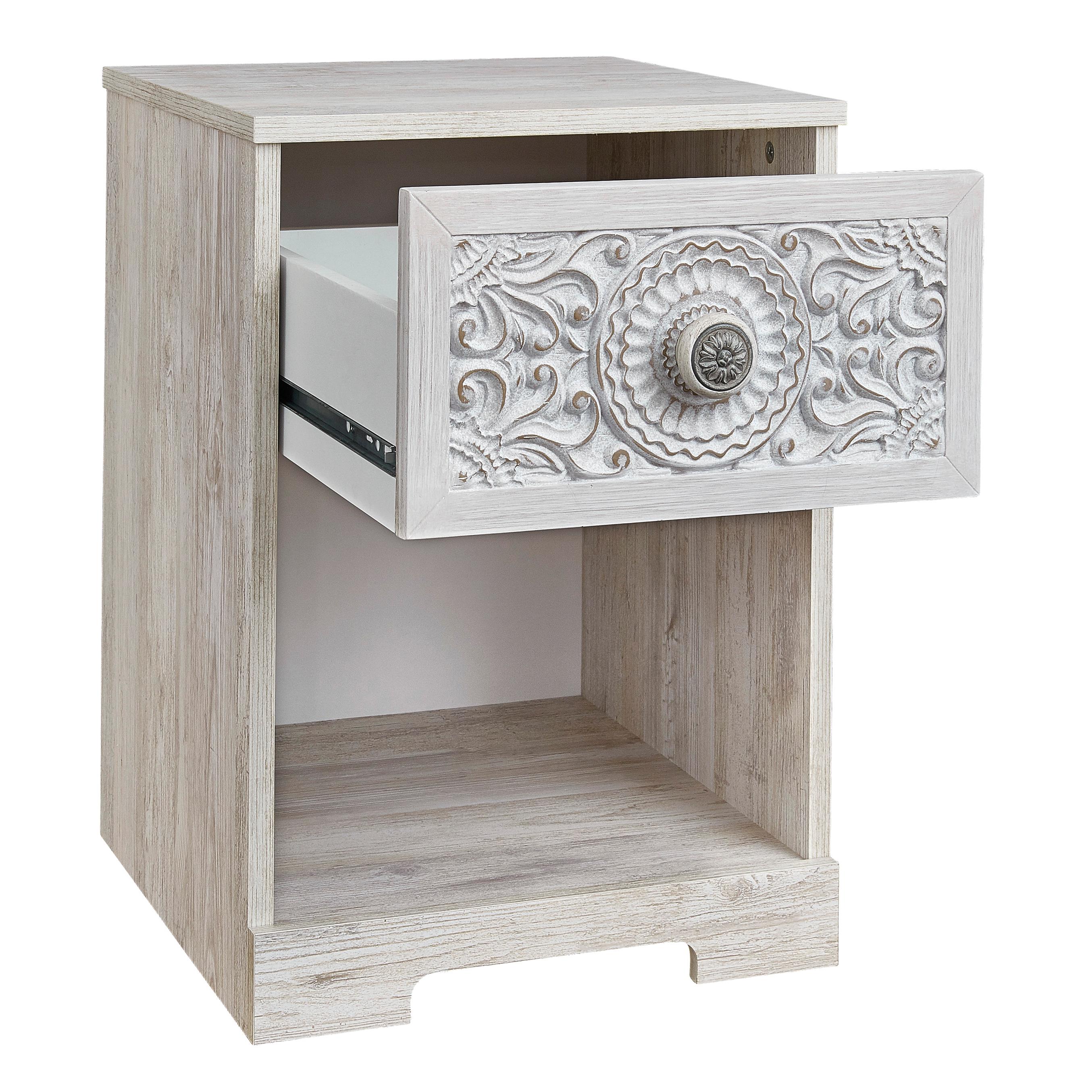  Signature Design by Ashley Paxberry EB1811-191 One Drawer Night Stand IMAGE 3