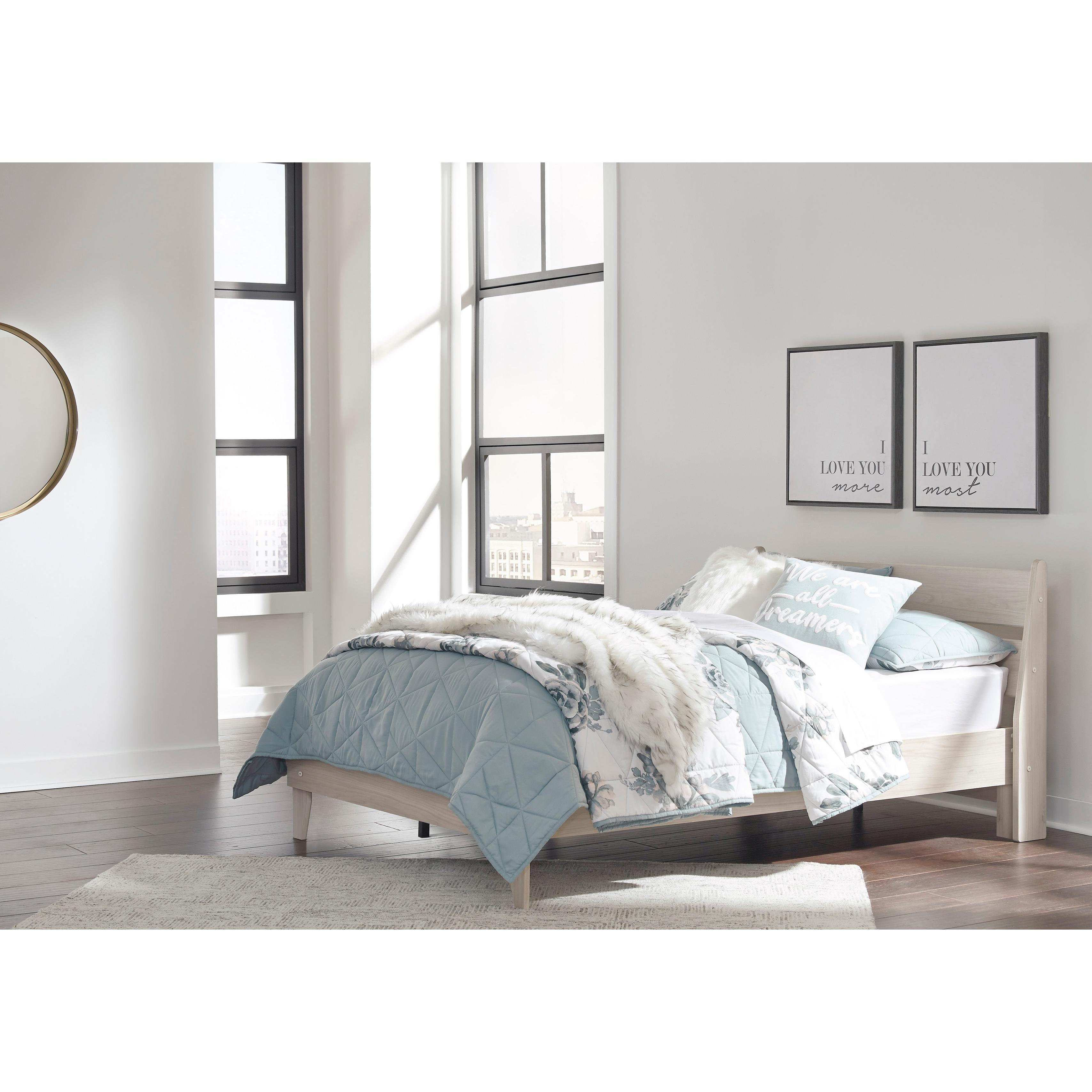 Size_Full --  Socalle EB1864B2 Full Panel Platform Bed IMAGE 5
