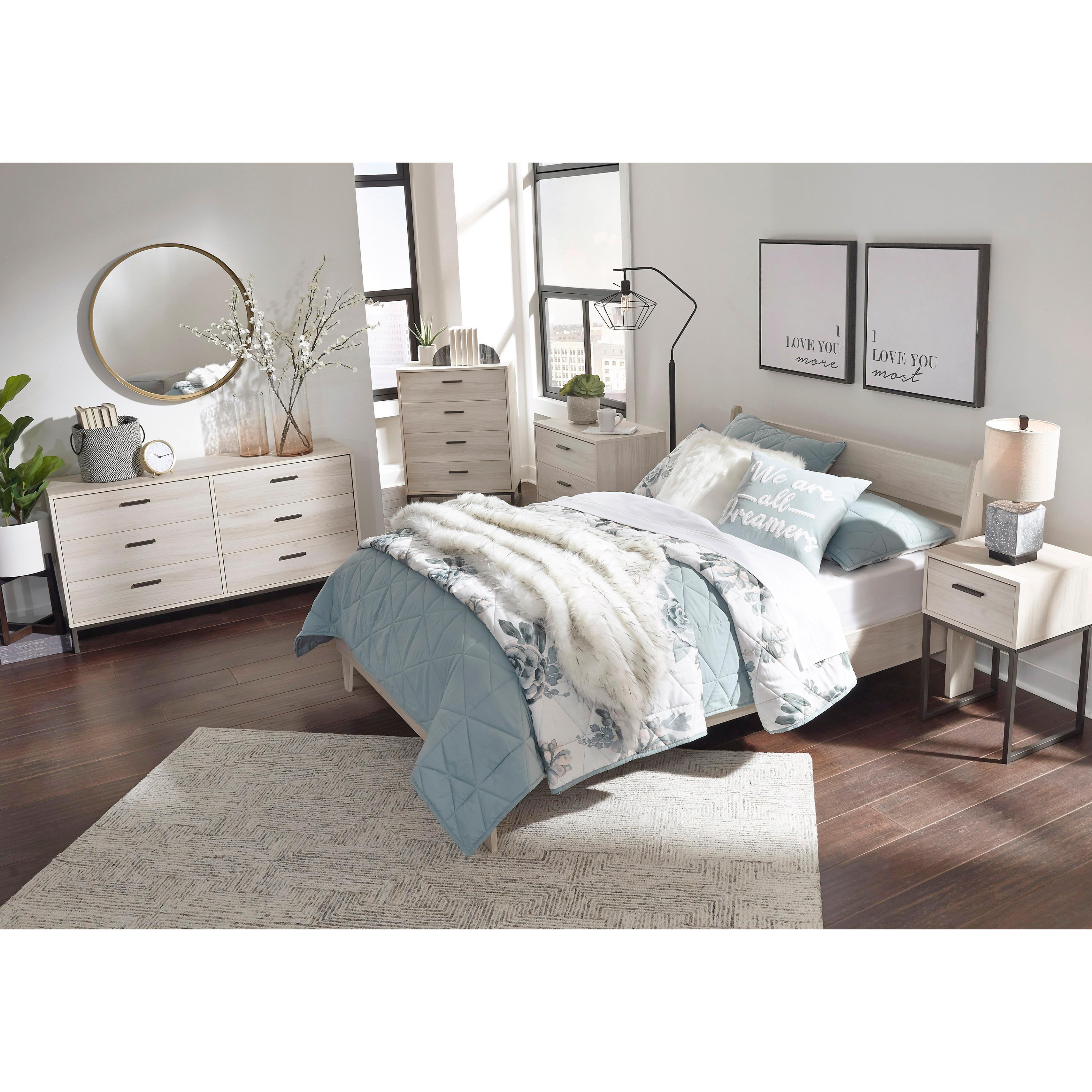  Size_Full --  Socalle EB1864B2 Full Panel Platform Bed IMAGE 6