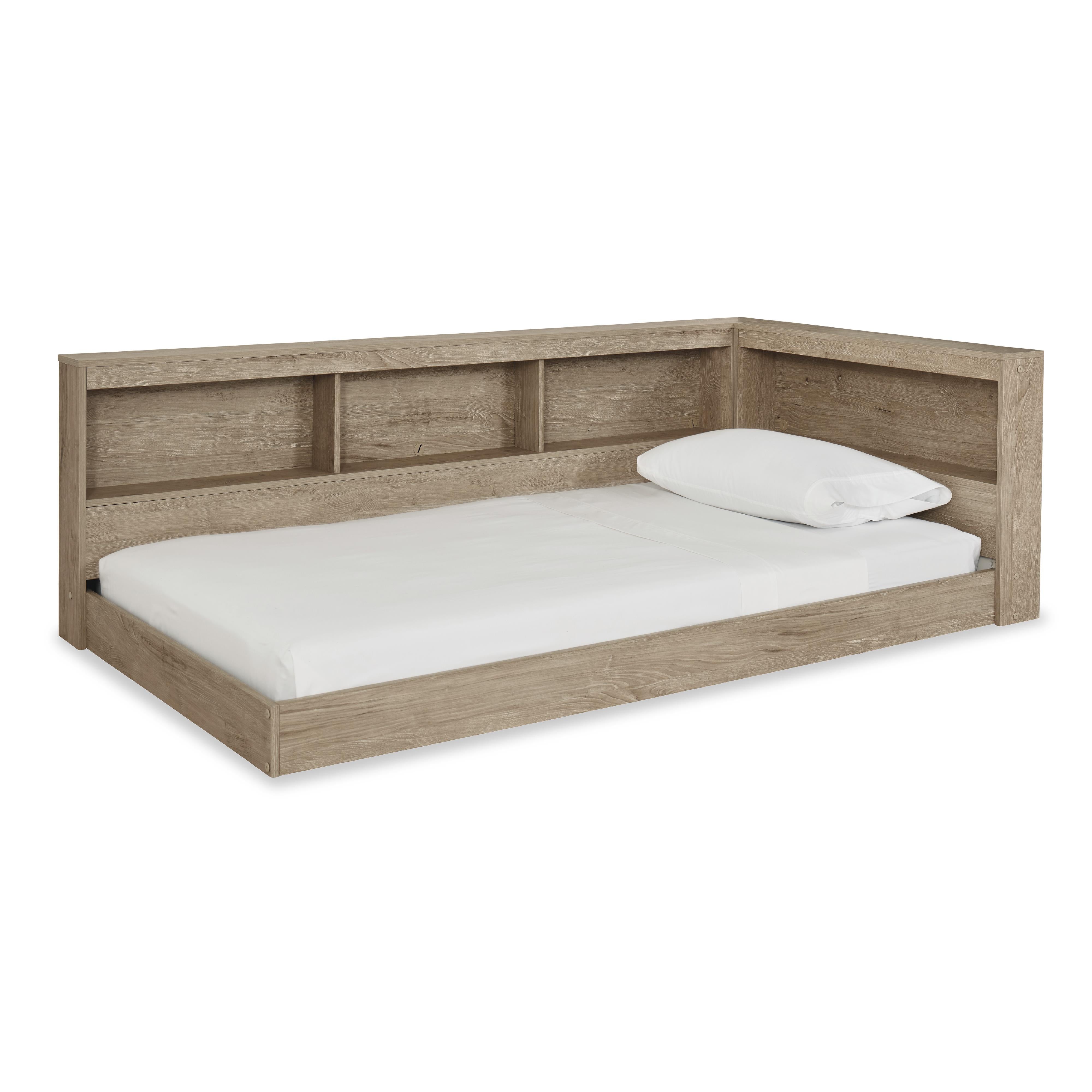  Size_Twin --  Signature Design by Ashley Oliah Bookcase Bed with Storage IMAGE 1