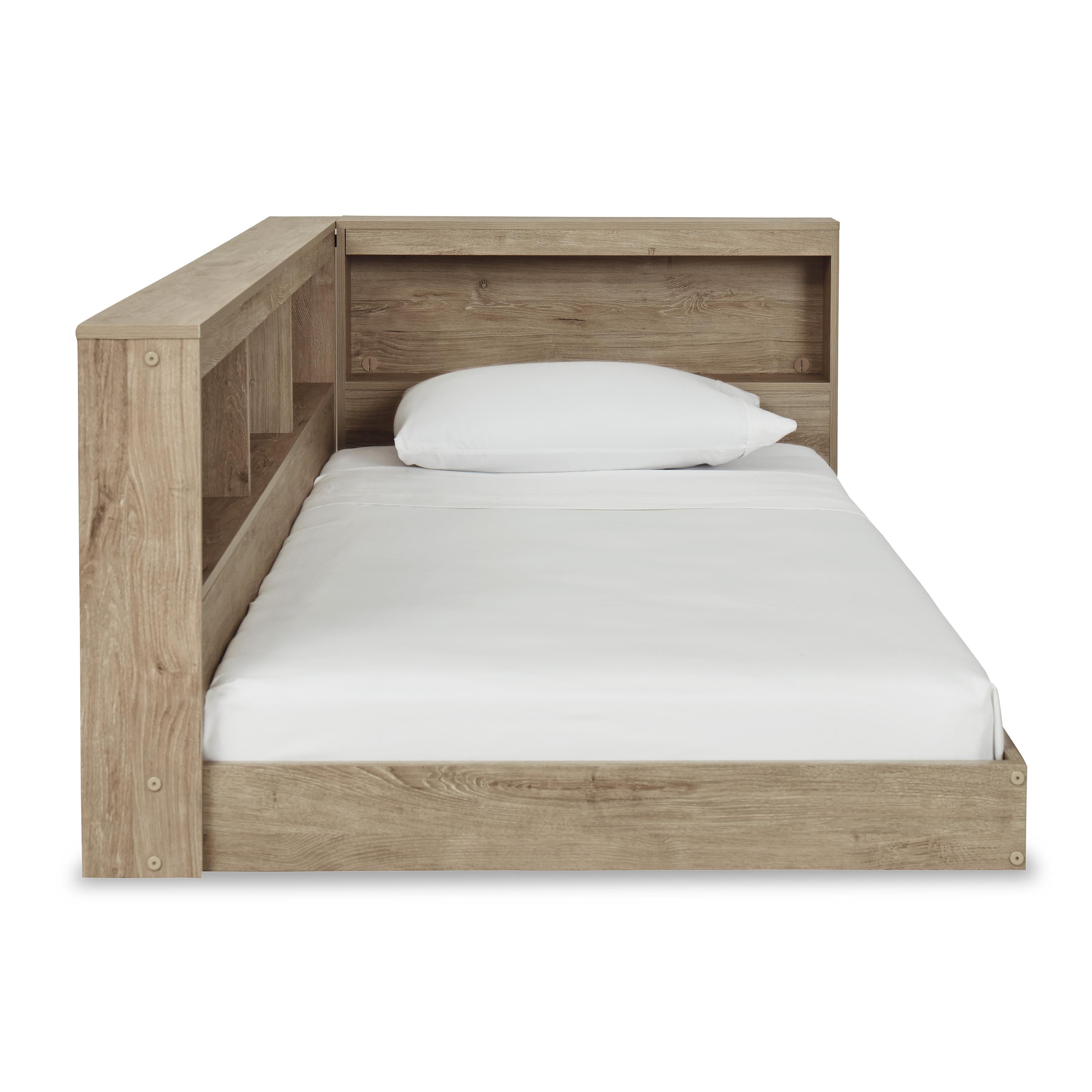  Size_Twin --  Signature Design by Ashley Oliah Bookcase Bed with Storage IMAGE 3
