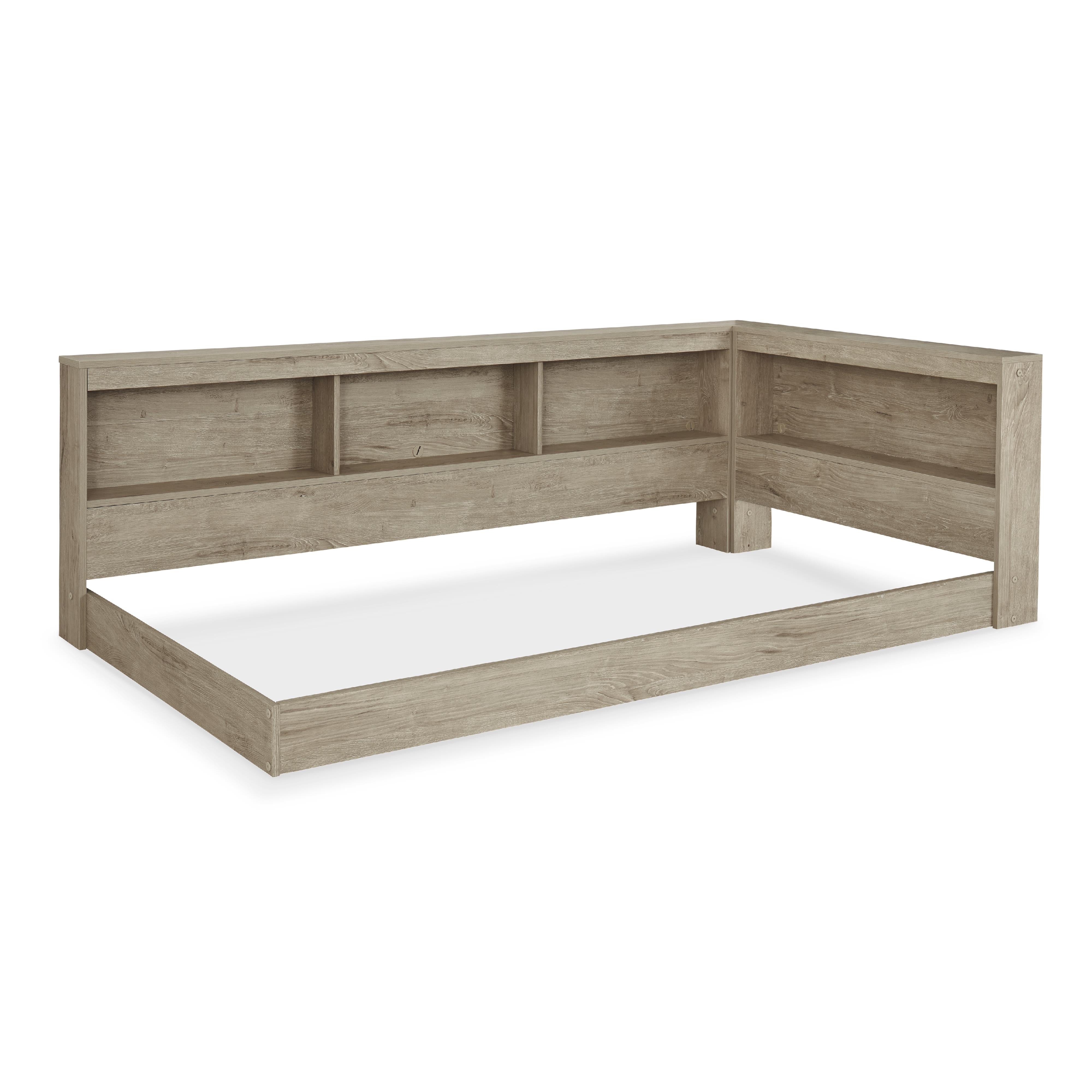  Size_Twin --  Signature Design by Ashley Oliah Bookcase Bed with Storage IMAGE 4