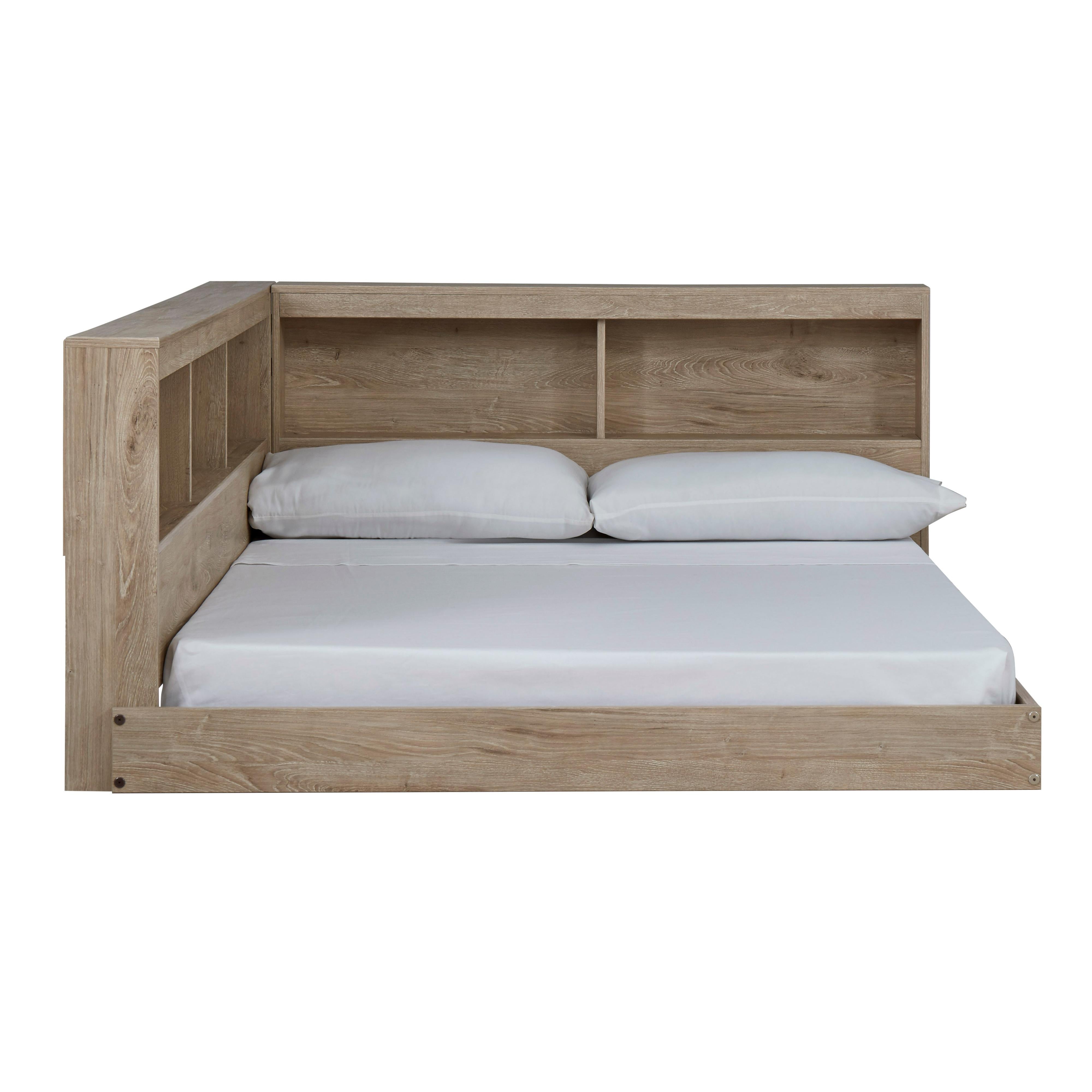  Size_Full --  Oliah EB2270B2 Full Bookcase Storage Bed IMAGE 3