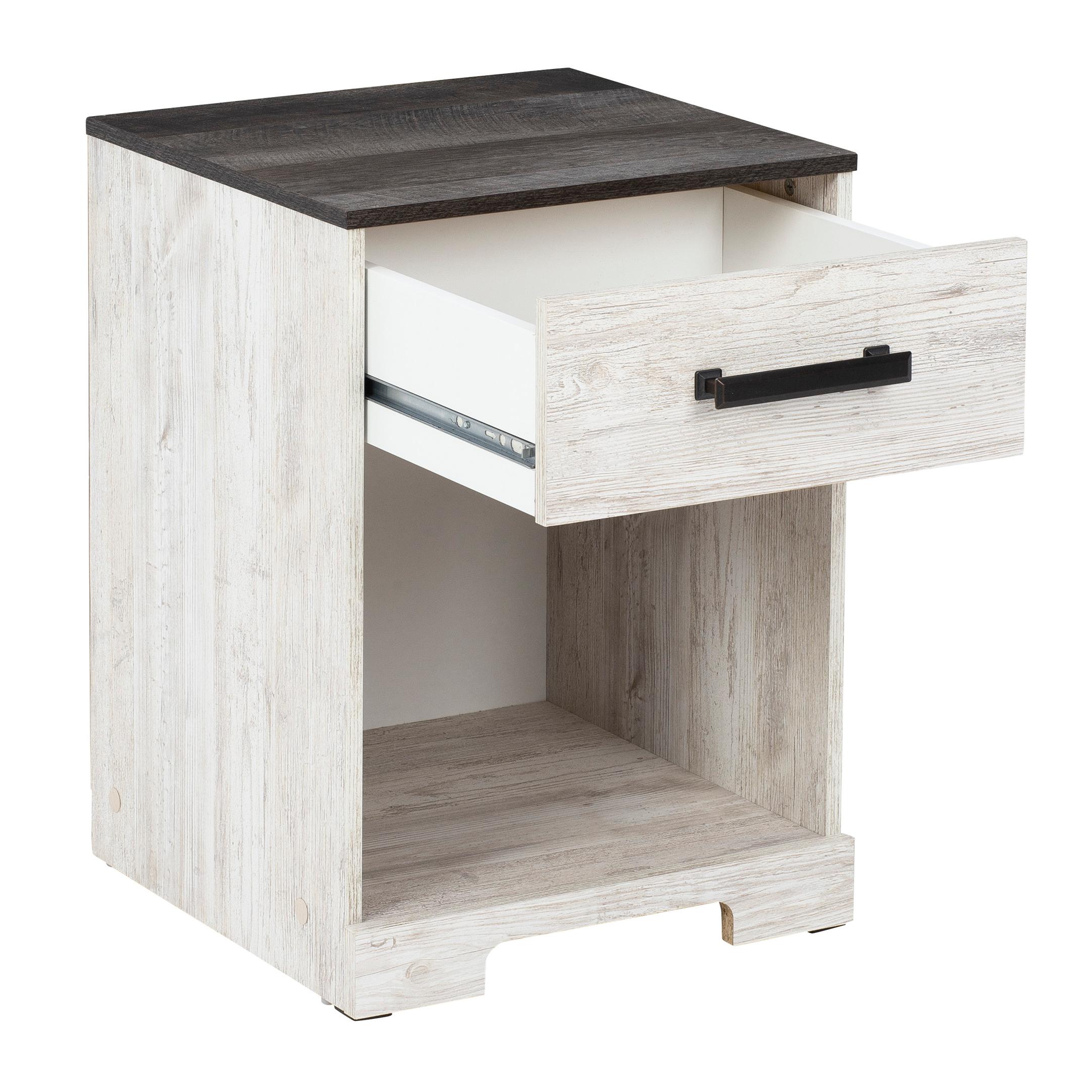  Signature Design by Ashley Shawburn EB4121-191 One Drawer Night Stand IMAGE 3