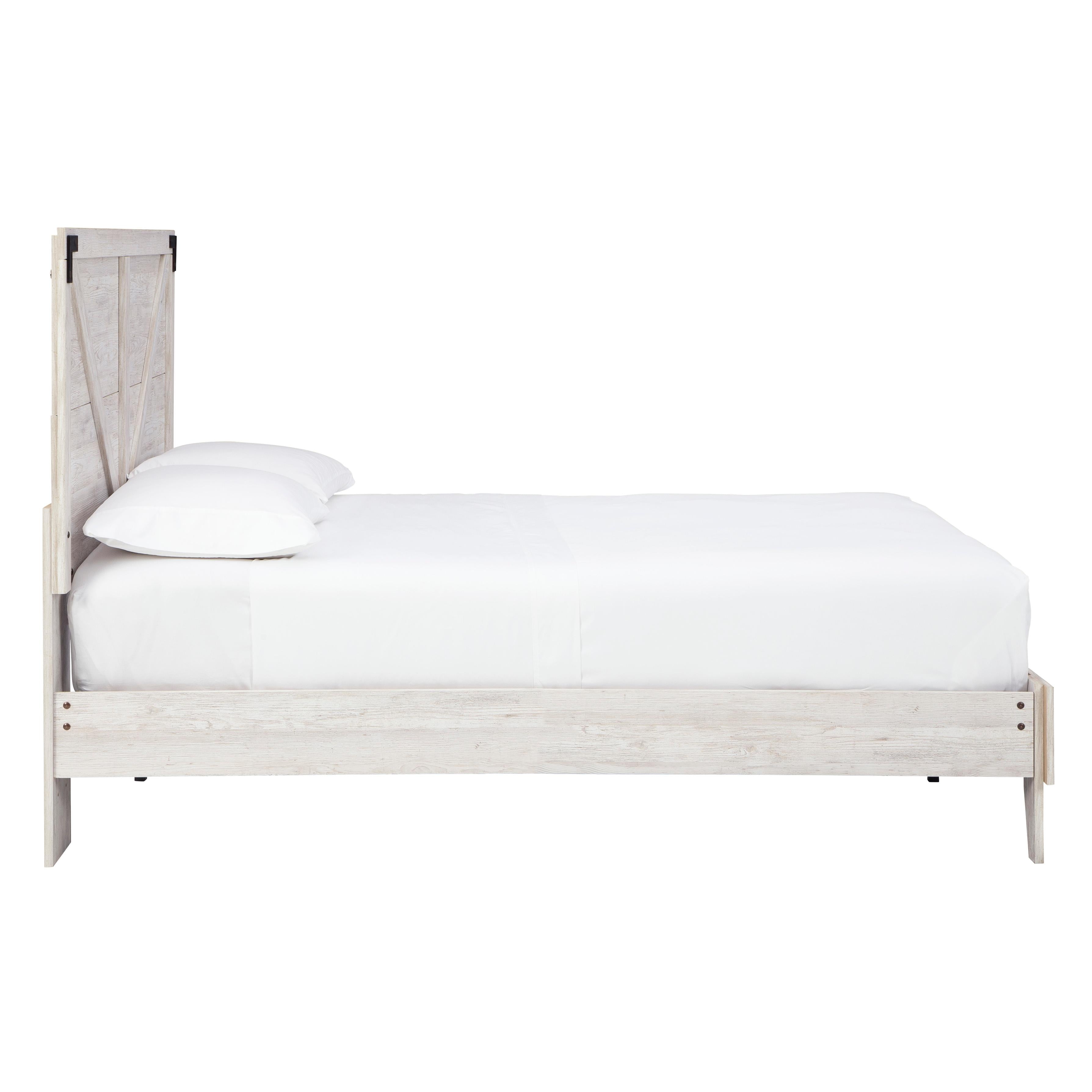  Size_Queen --  Shawburn EB4121B1 Queen Crossbuck Panel Platform Bed IMAGE 3