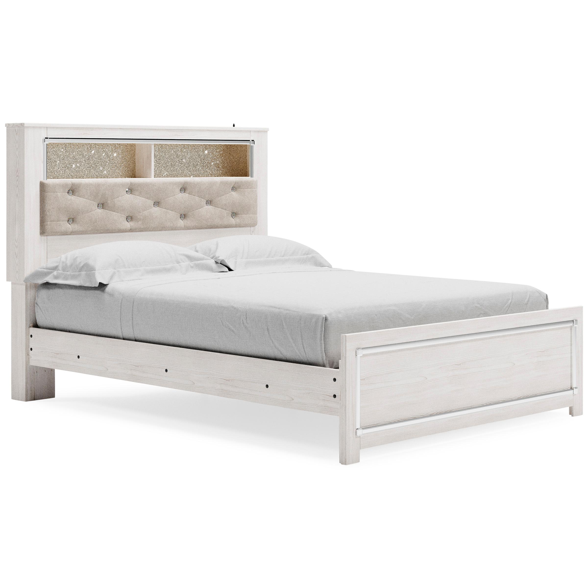  Size_Queen --  Signature Design by Ashley Altyra Bookcase Bed IMAGE 1