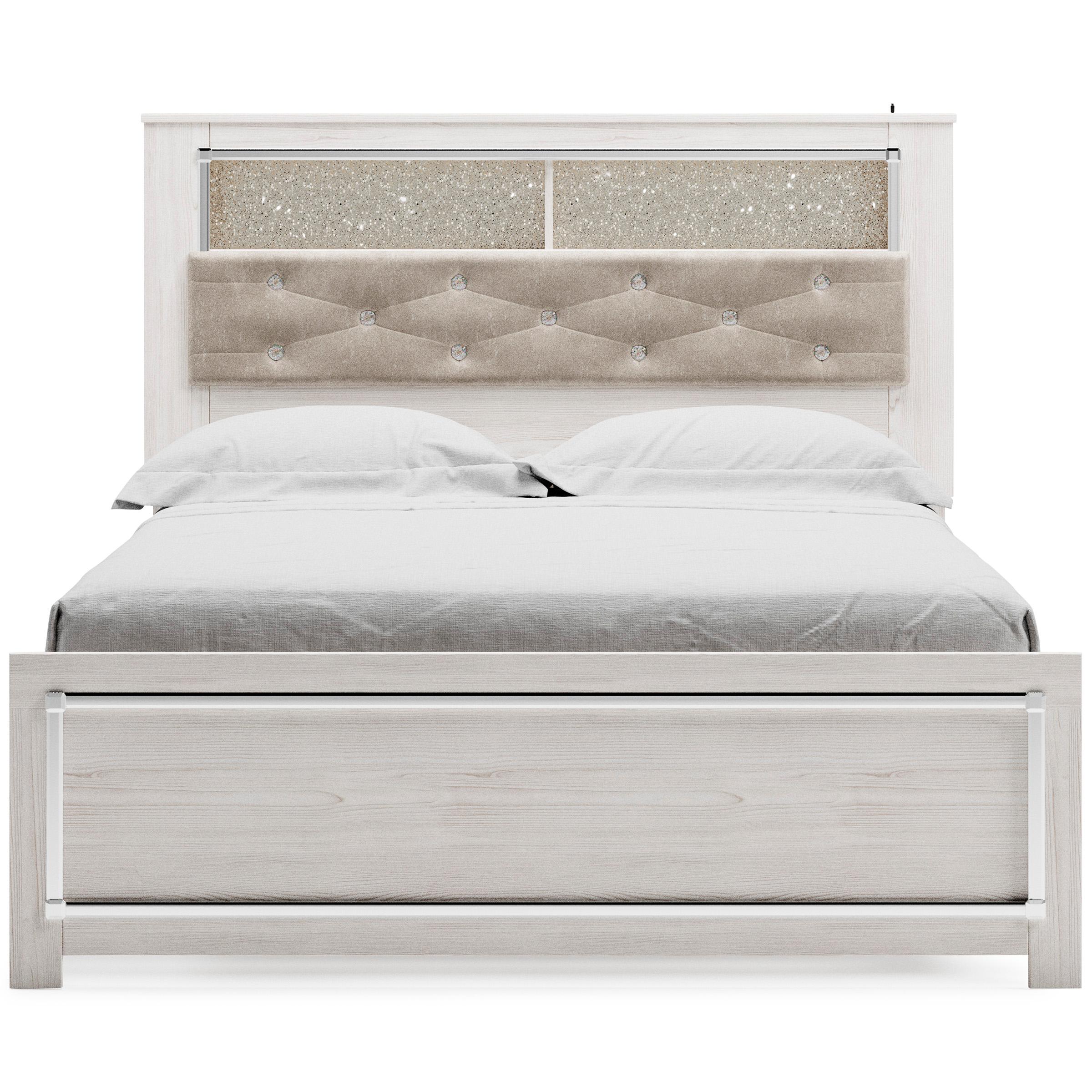  Size_Queen --  Signature Design by Ashley Altyra Bookcase Bed IMAGE 3