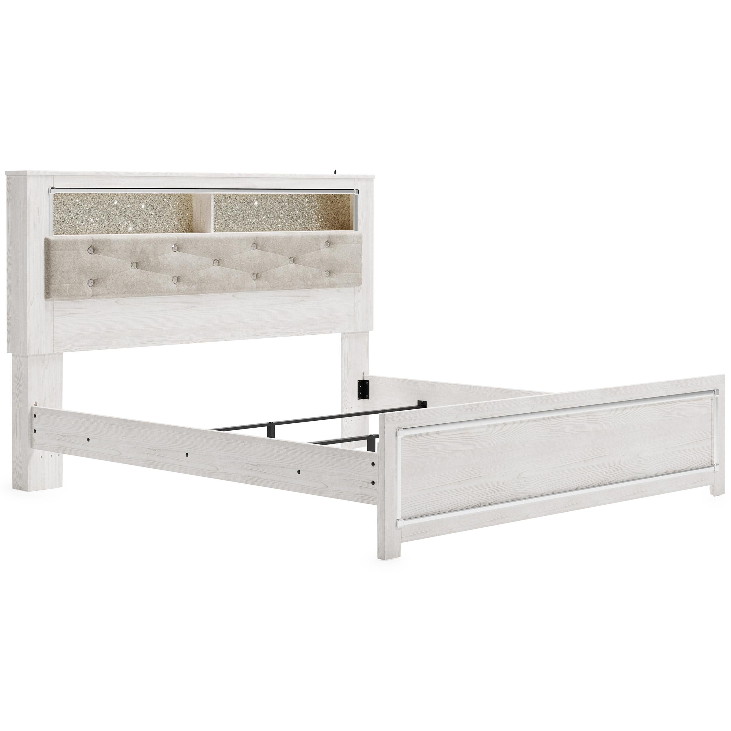  Size_King --  Altyra B2640B5 King Panel Bookcase Bed IMAGE 5