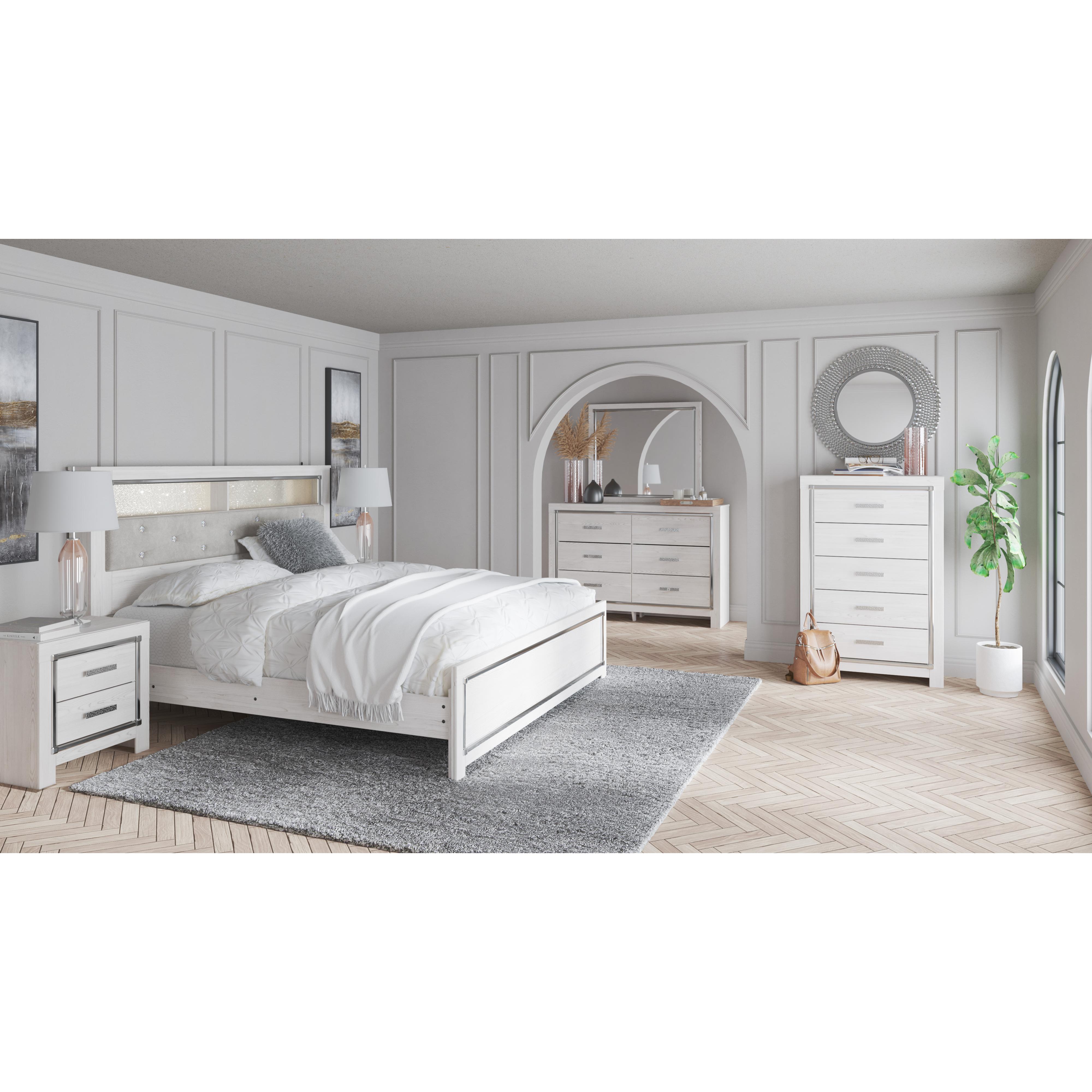  Size_King --  Altyra B2640B5 King Panel Bookcase Bed IMAGE 8