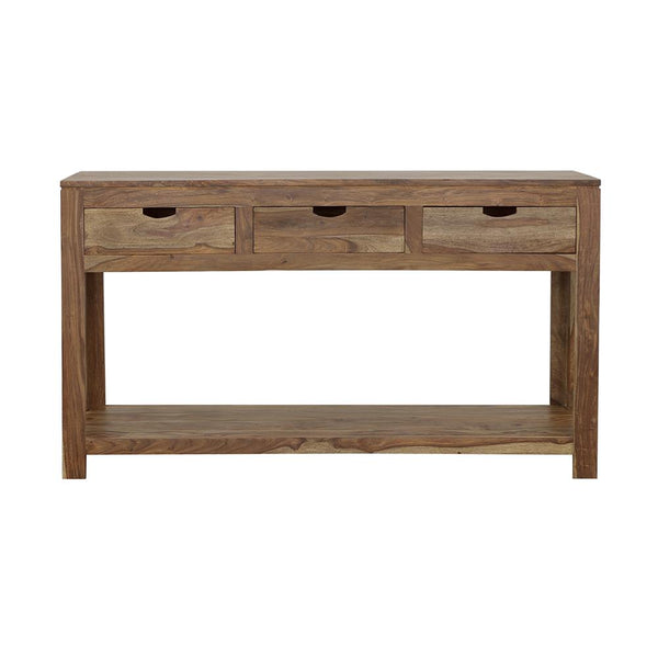 Coaster Furniture Esther 952853 3-Drawer Wood Console Table - Natural Sheesham