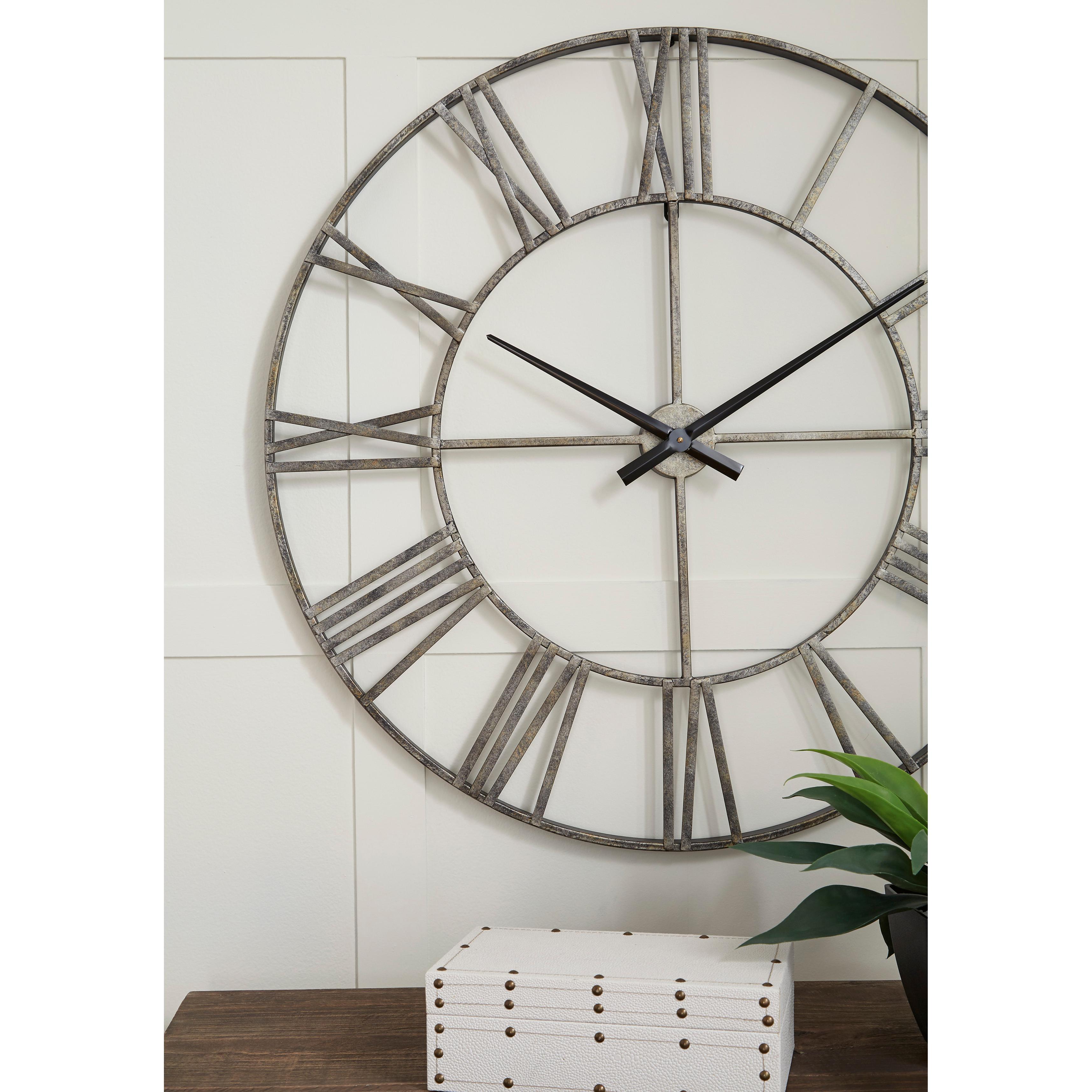  Signature Design by Ashley Paquita A8010237 Wall Clock IMAGE 3