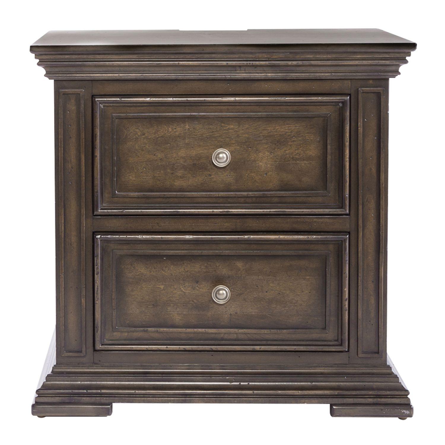  Liberty Furniture Industries Inc. Big Valley 361-BR61 2-Drawer Nightstand w/ Charging Station IMAGE 1