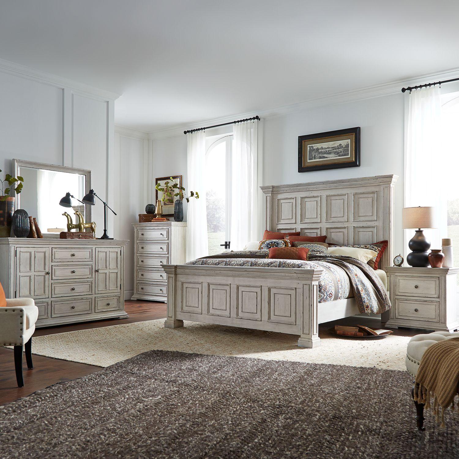  Size_Queen --  Liberty Furniture Industries Inc. Big Valley Panel Bed IMAGE 6