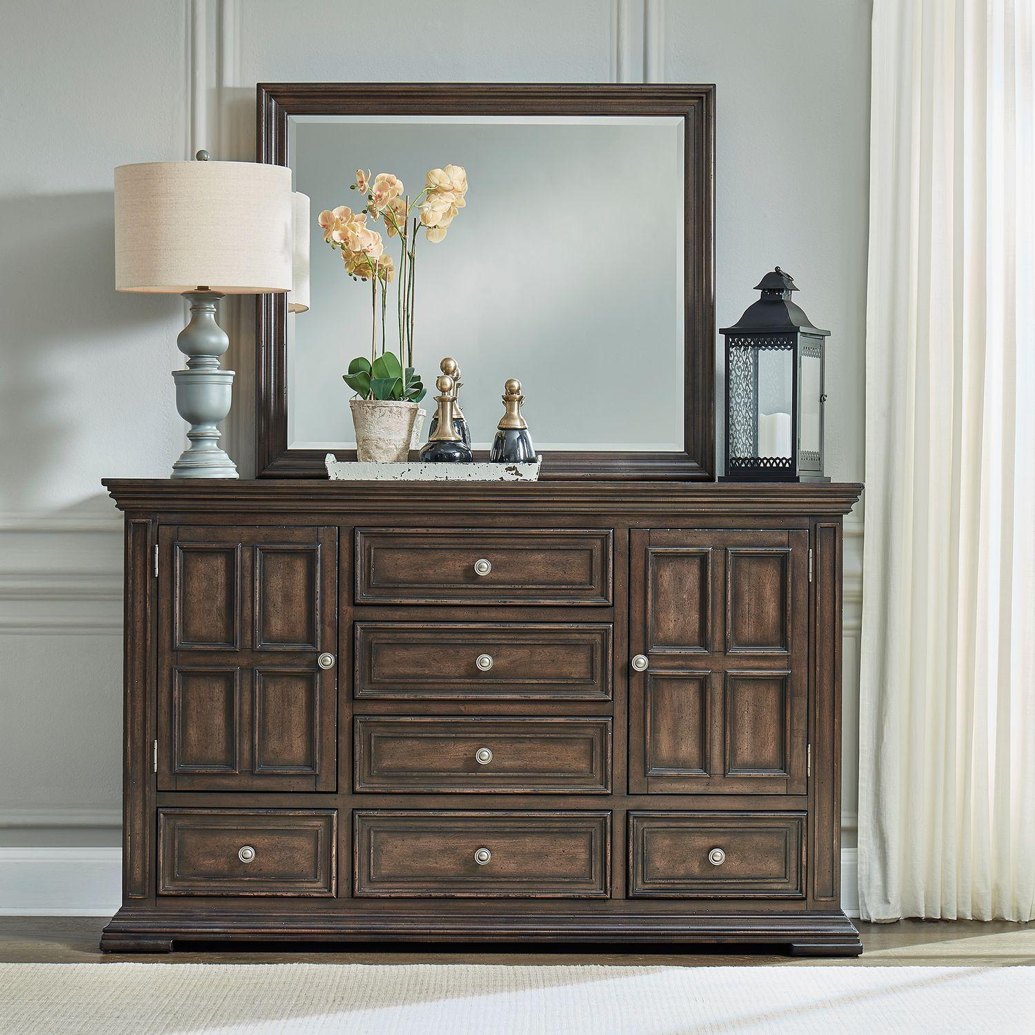 Liberty Furniture Industries Inc. Big Valley 361-BR-DM Dresser & Mirror IMAGE 2