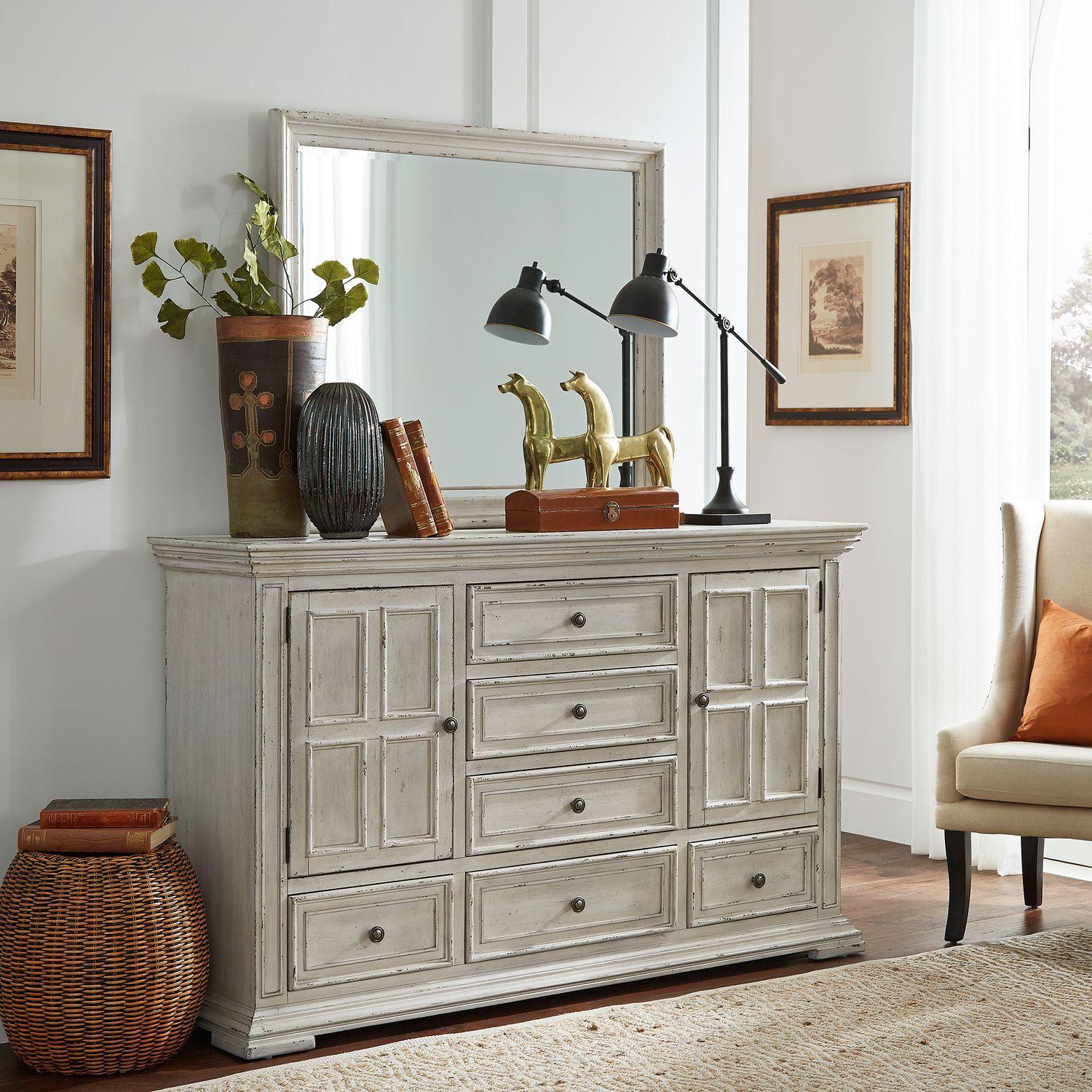 Liberty Furniture Industries Inc. Big Valley 361W-BR-DM Dresser & Mirror IMAGE 2