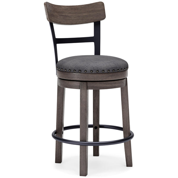 Signature Design by Ashley Caitbrook D388-224 Upholstered Swivel Barstool