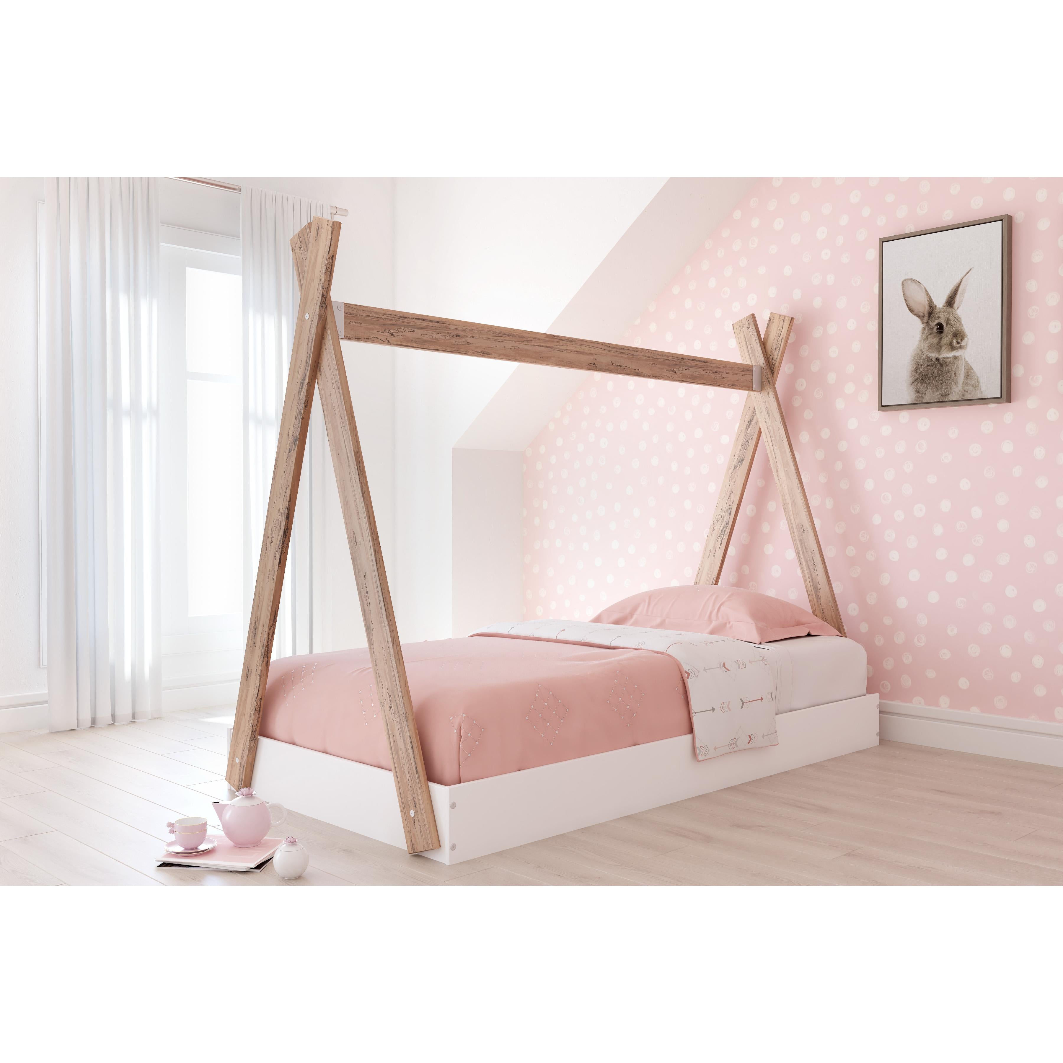  Signature Design by Ashley Piperton EB1221-121 Twin Tent Complete Bed in Box IMAGE 5