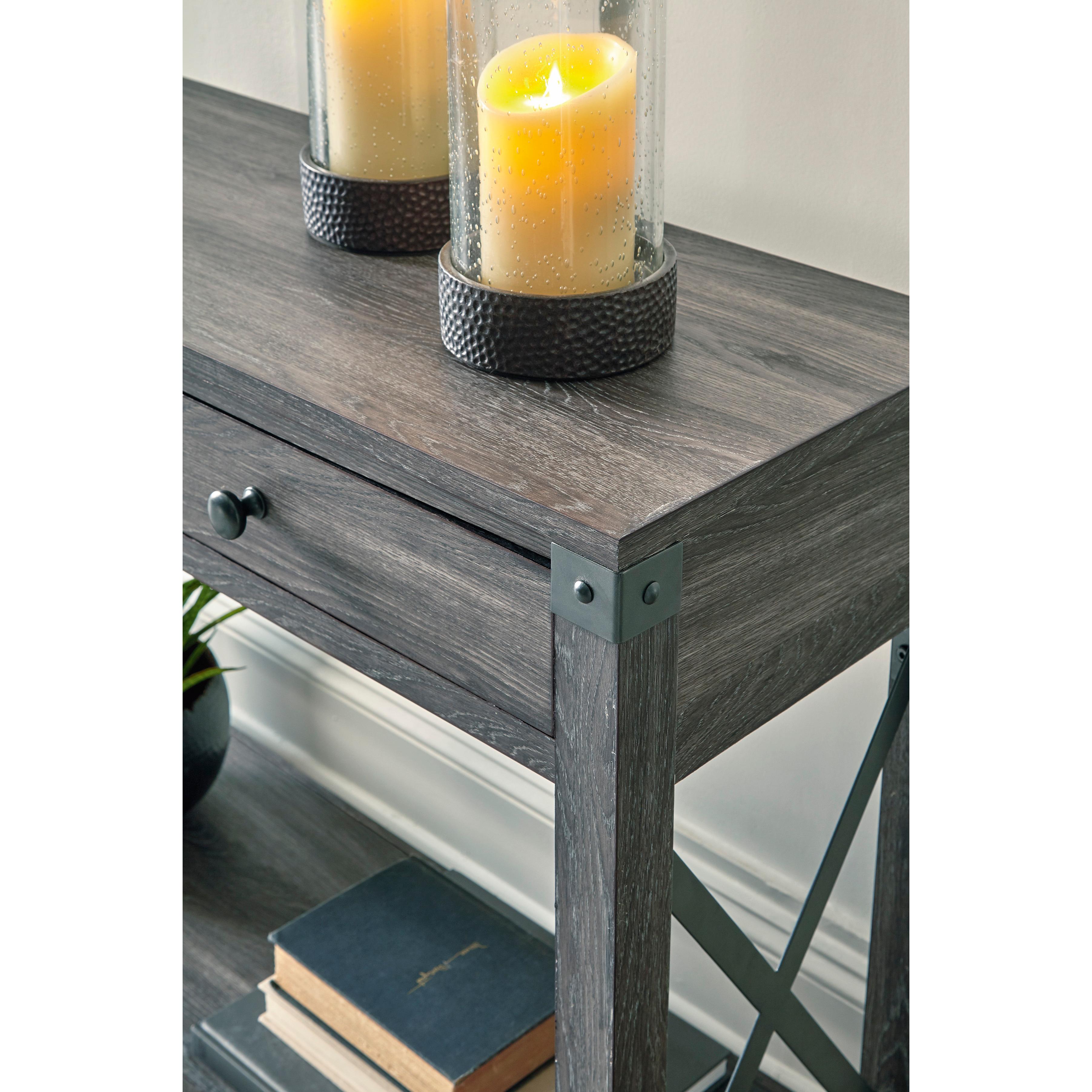  Signature Design by Ashley Freedan T175-4 Console Table IMAGE 5