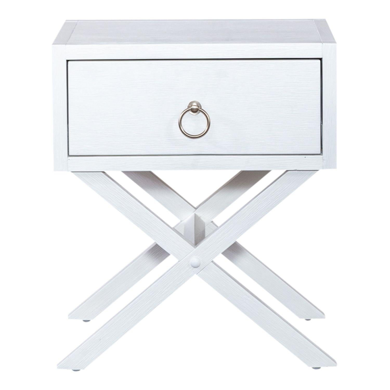 Liberty Furniture Industries Inc. East End 2030WH-AT1922 1 Drawer Accent Table IMAGE 1