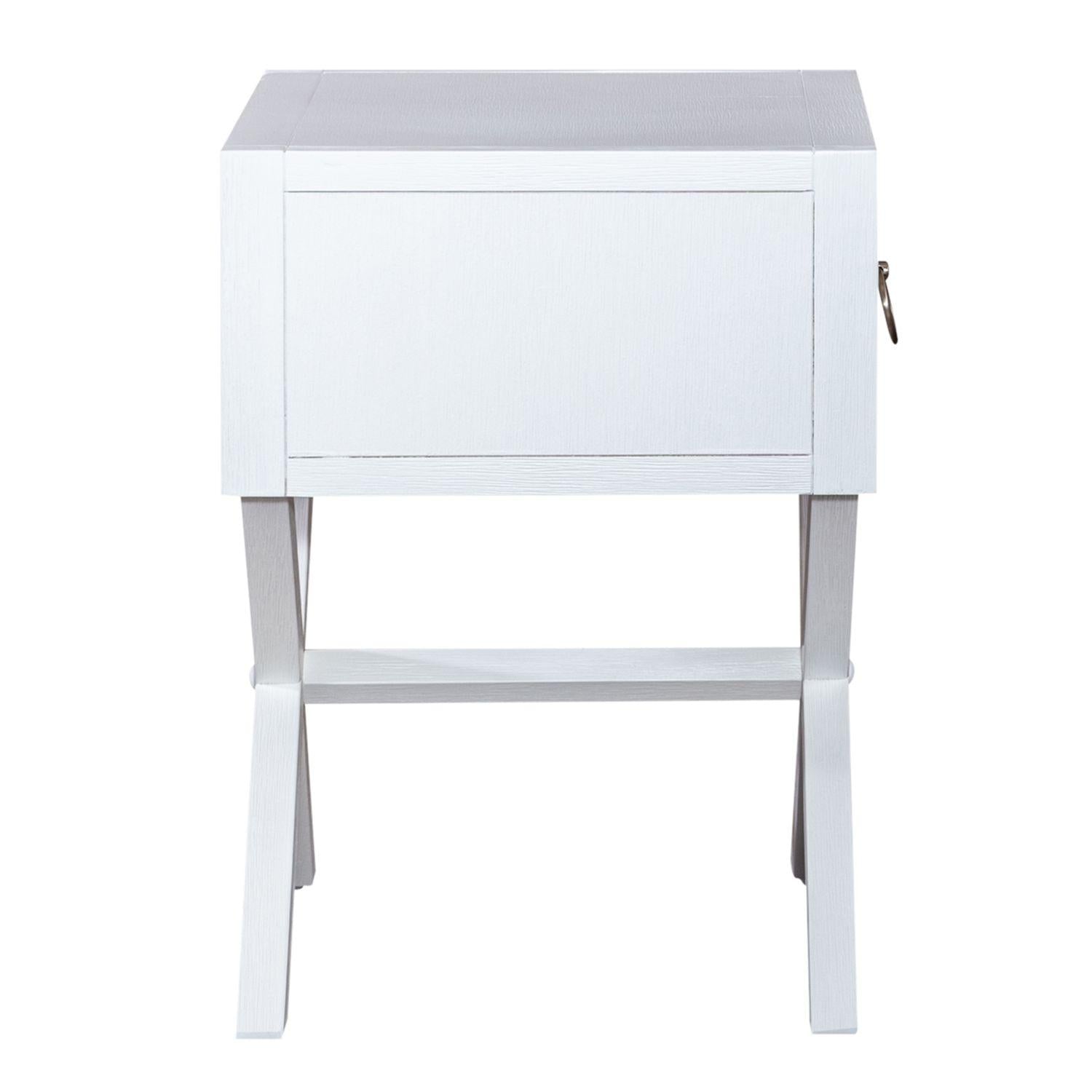  Liberty Furniture Industries Inc. East End 2030WH-AT1922 1 Drawer Accent Table IMAGE 3