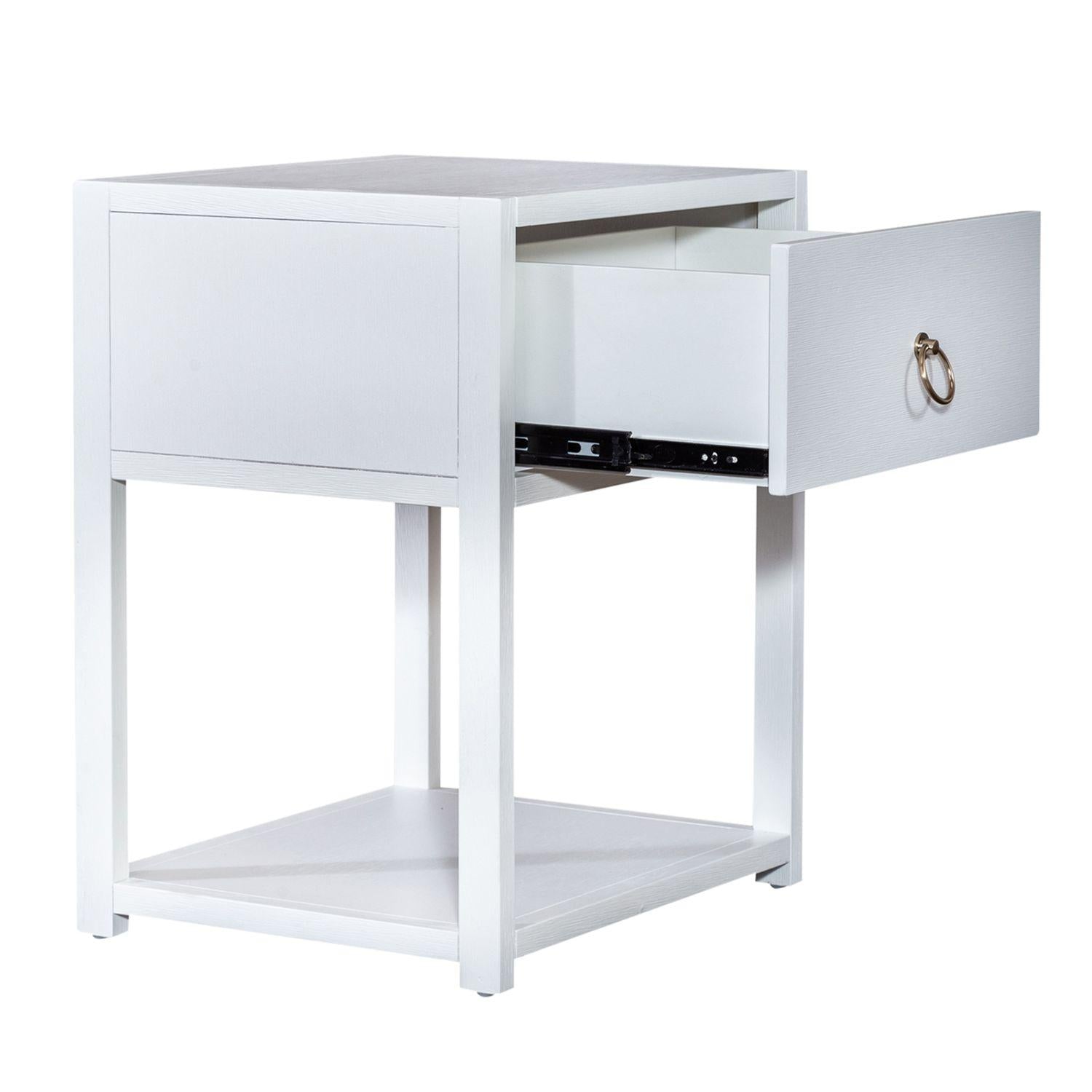  Liberty Furniture Industries Inc. East End 2030WH-AT2126 1 Shelf Accent Table IMAGE 6
