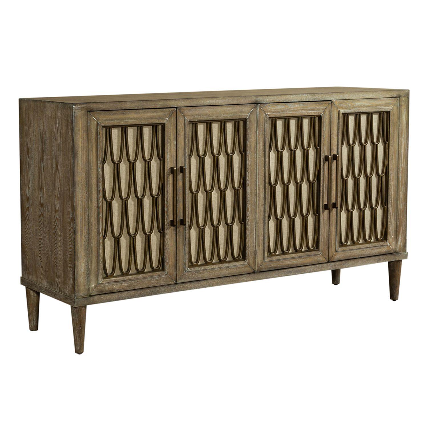  Liberty Furniture Industries Inc. Devonshire 2064-AC6838 4 Door Accent Cabinet IMAGE 1