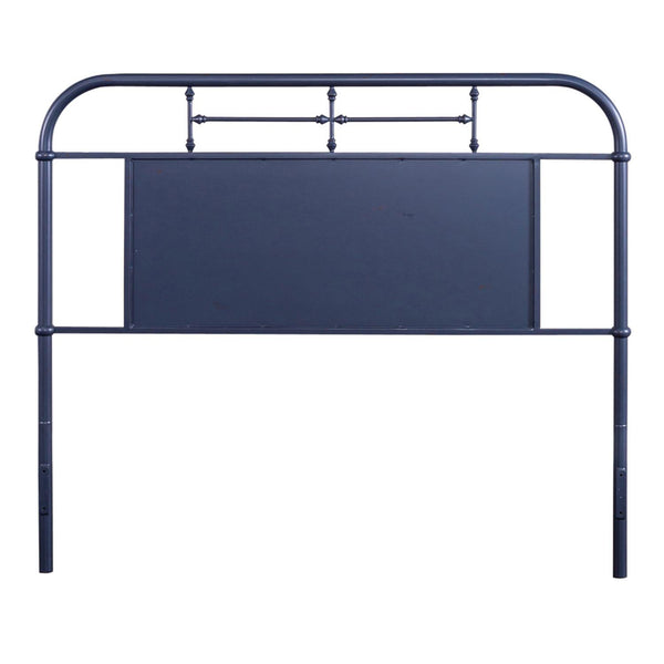 Liberty Furniture Industries Inc. Vintage 179-BR13H-N Queen Metal Headboard - Navy