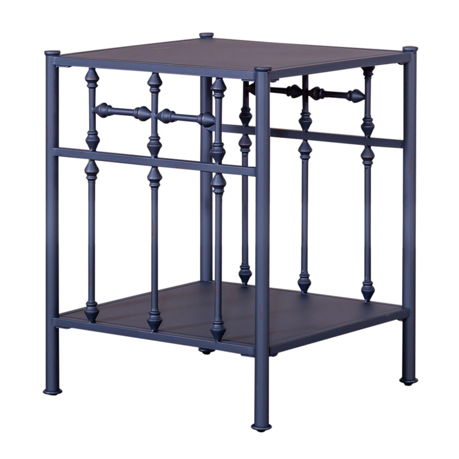  Liberty Furniture Industries Inc. Vintage Series 179-BR61 Open Nightstand - Navy IMAGE 1