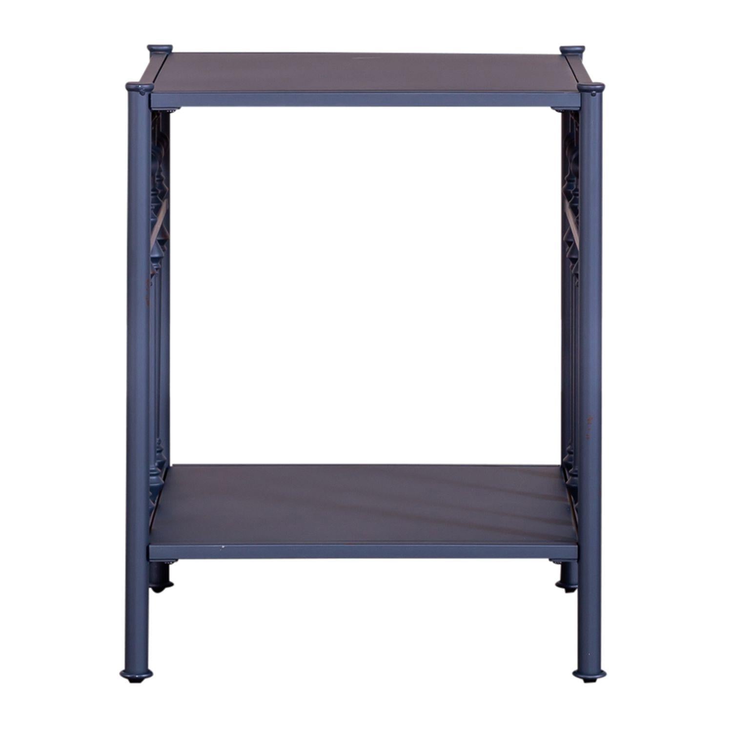  Liberty Furniture Industries Inc. Vintage Series 179-BR61 Open Nightstand - Navy IMAGE 2