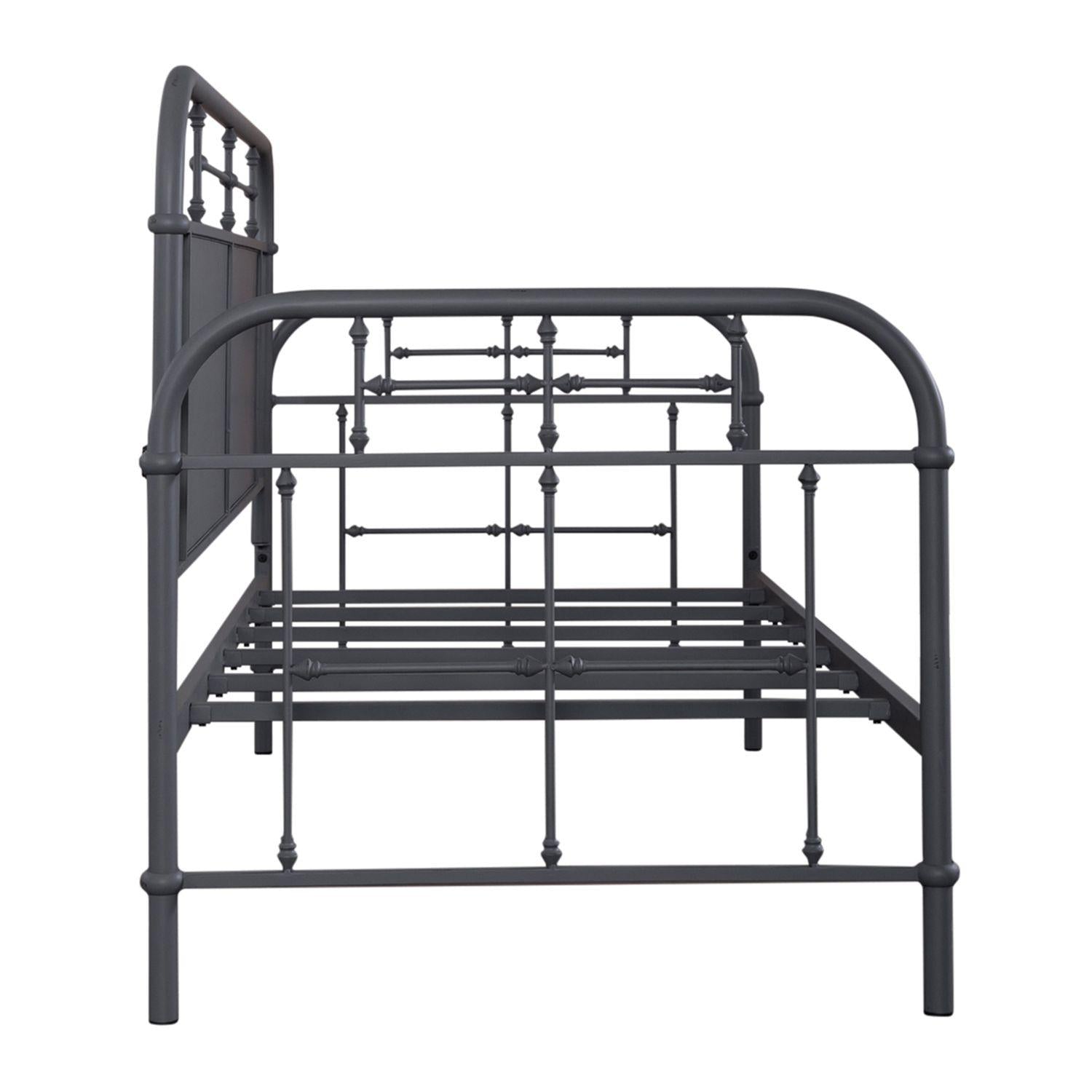  Liberty Furniture Industries Inc. Vintage Series 179-Day Twin Metal Daybed - Navy IMAGE 3
