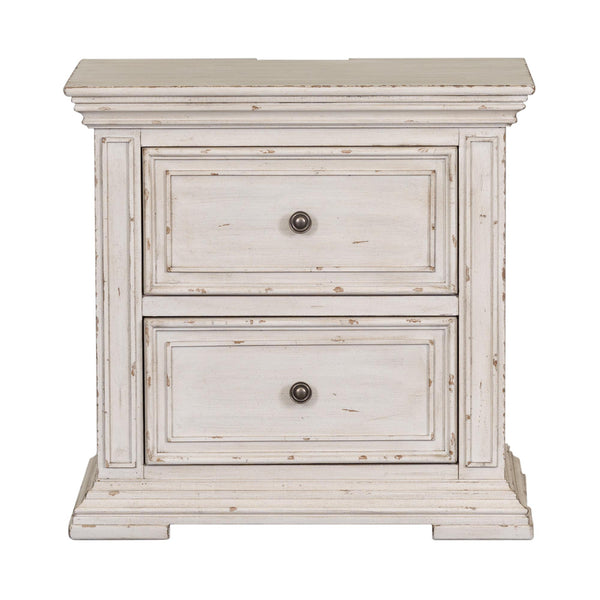 Liberty Furniture Industries Inc. Big Valley 361W-BR62 Bedside Chest w/ Charging Station