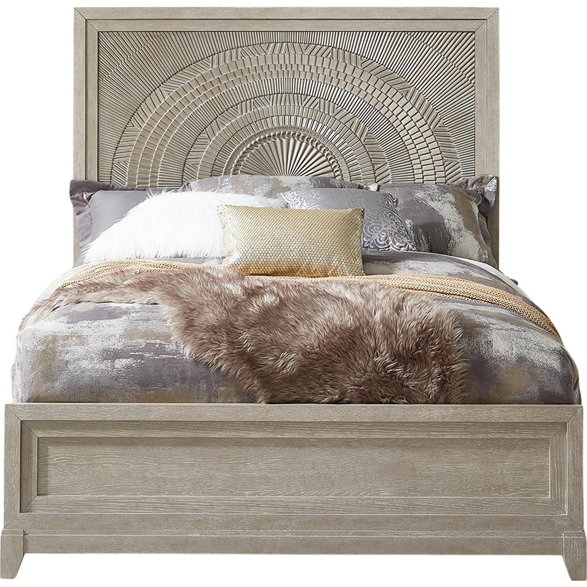 Size_King -- Belmar 902-BR-KPB King Panel Bed IMAGE 1