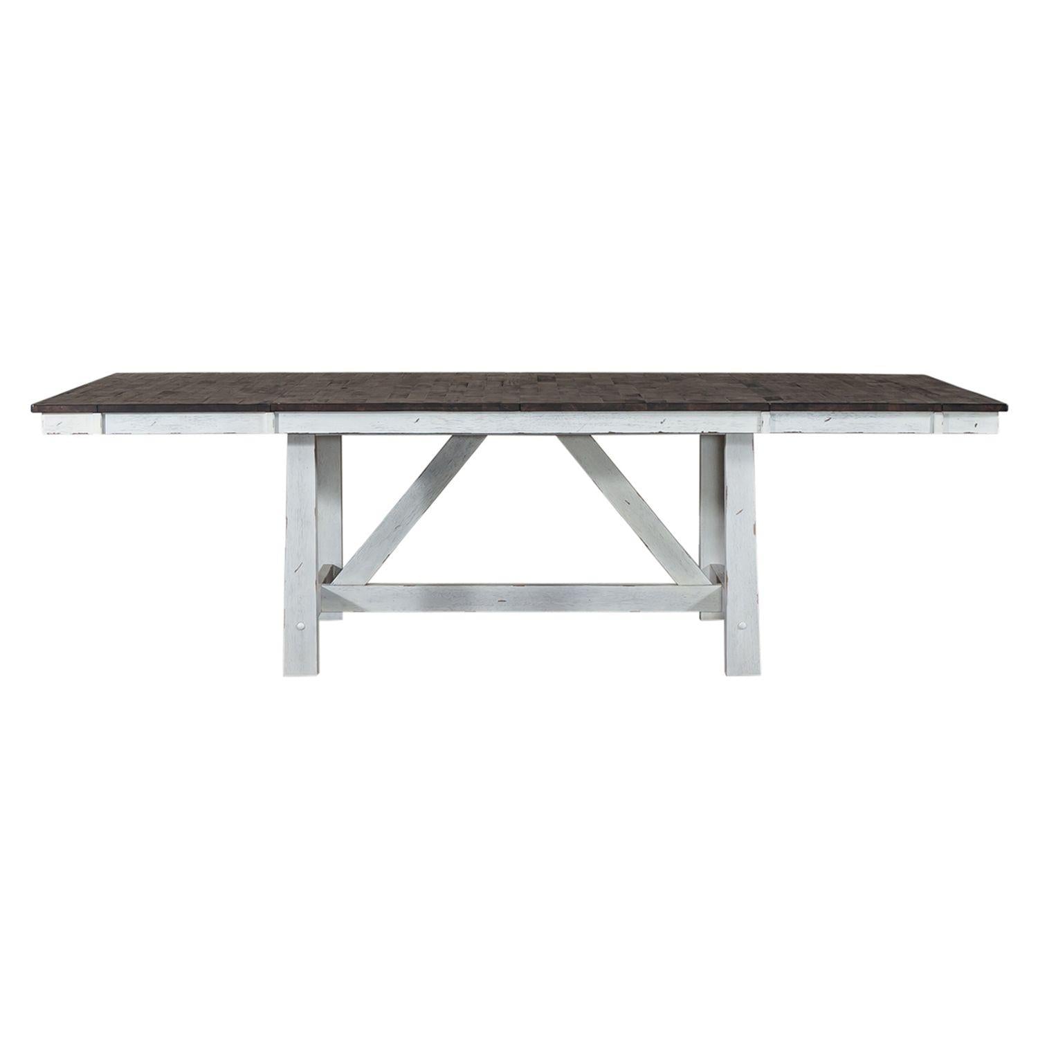  Liberty Furniture Industries Inc. Farmhouse 139WH-T4002 Trestle Table IMAGE 1