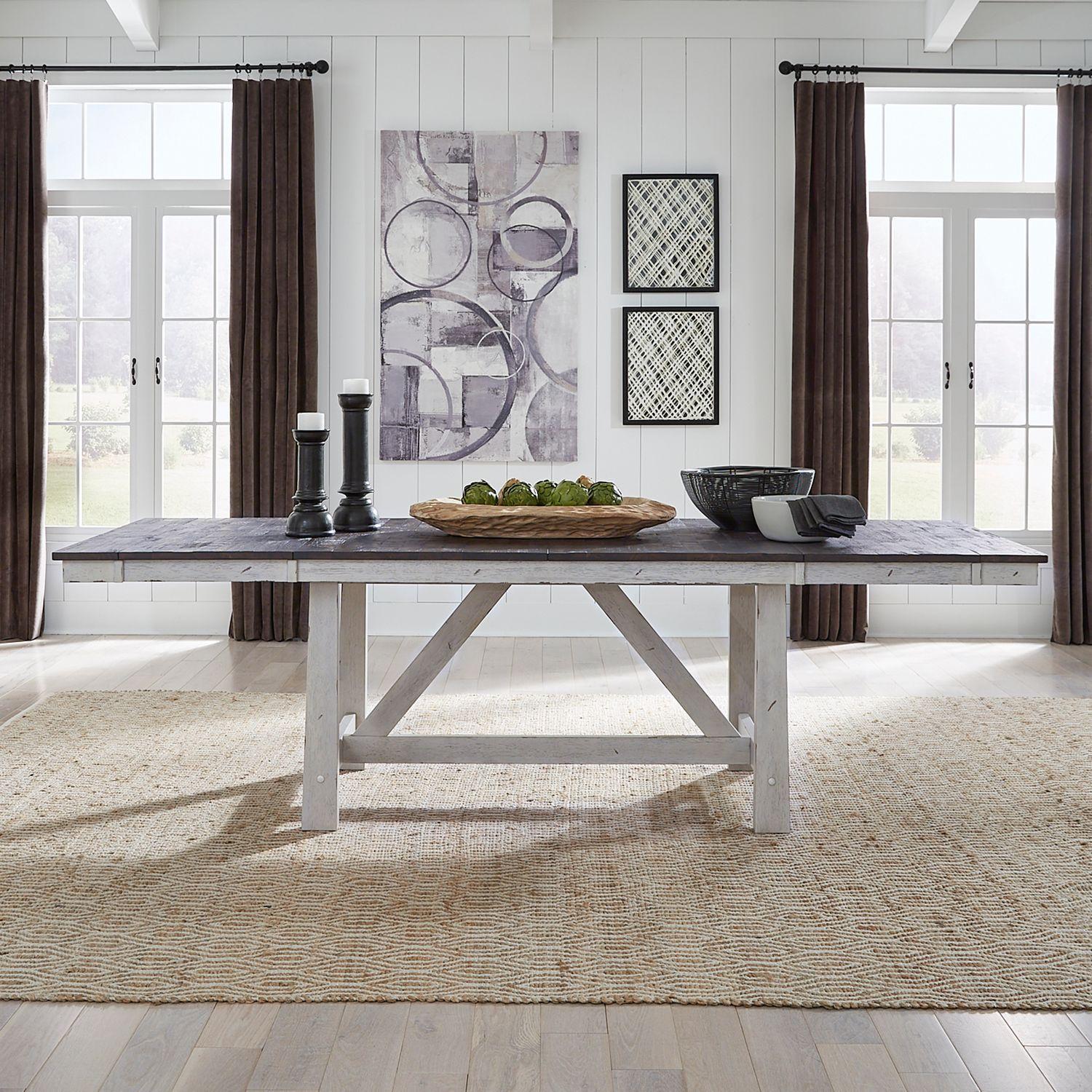  Liberty Furniture Industries Inc. Farmhouse 139WH-T4002 Trestle Table IMAGE 11
