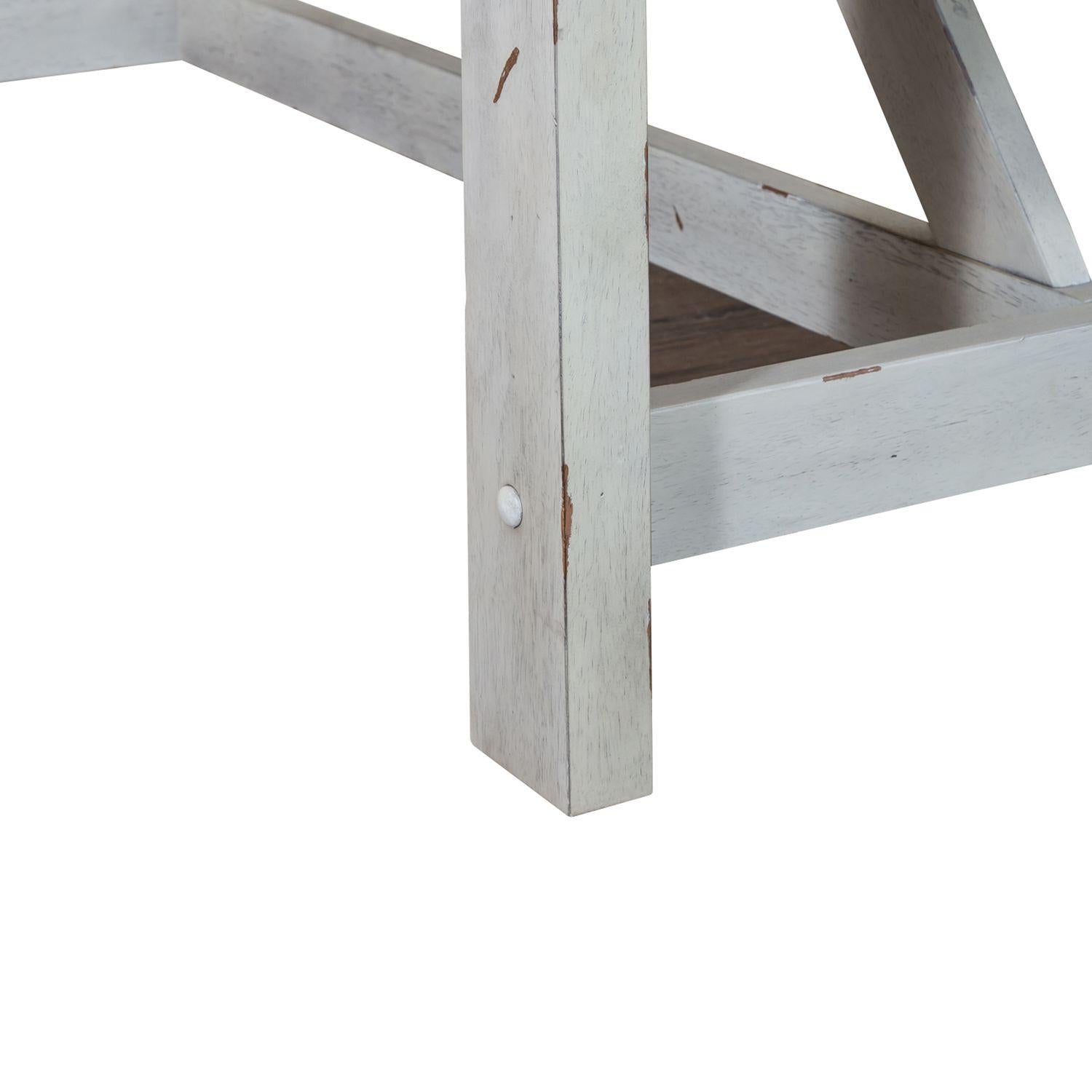  Liberty Furniture Industries Inc. Farmhouse 139WH-T4002 Trestle Table IMAGE 9