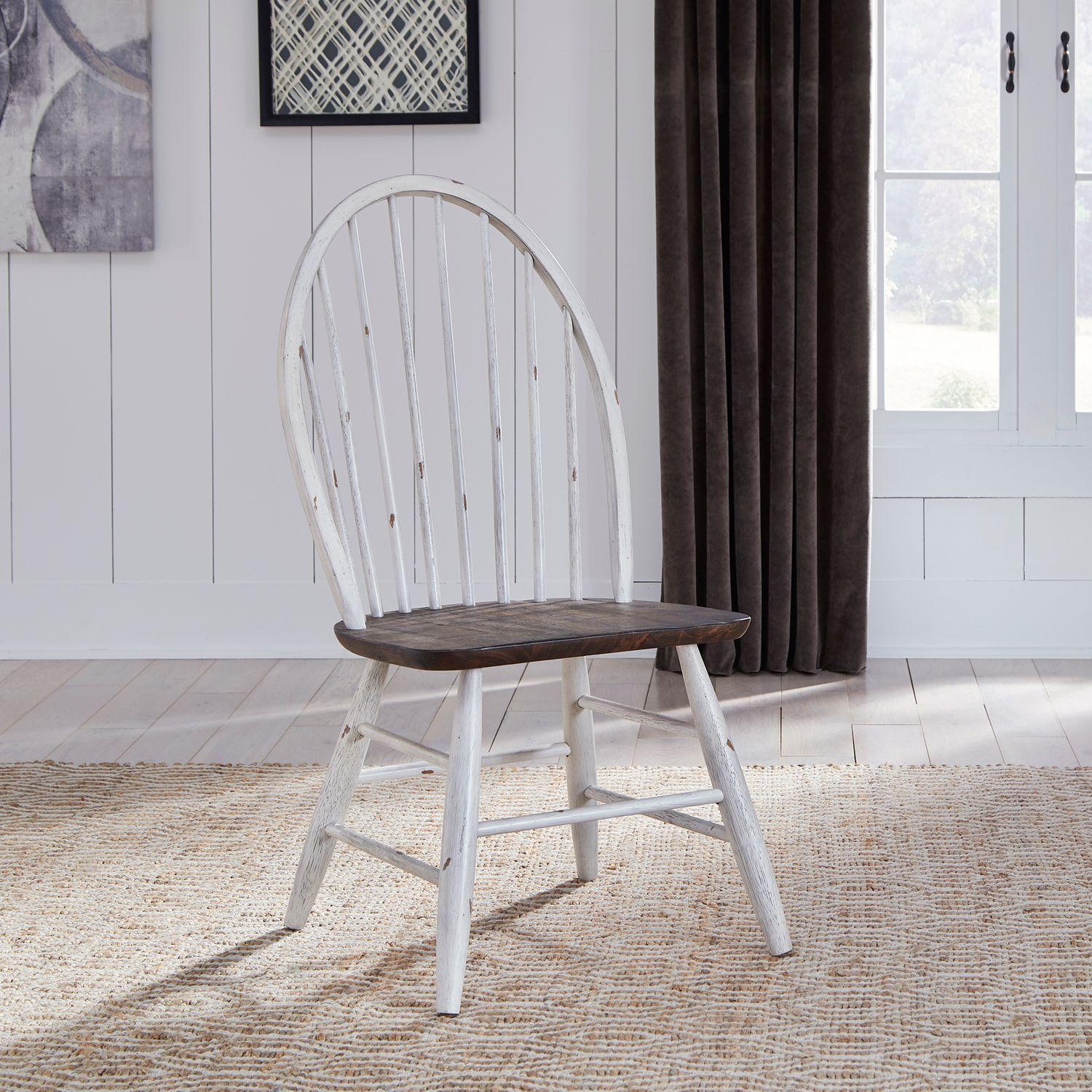  Liberty Furniture Industries Inc. Farmhouse 139WH-C1000S Windsor Back Side Chair IMAGE 6