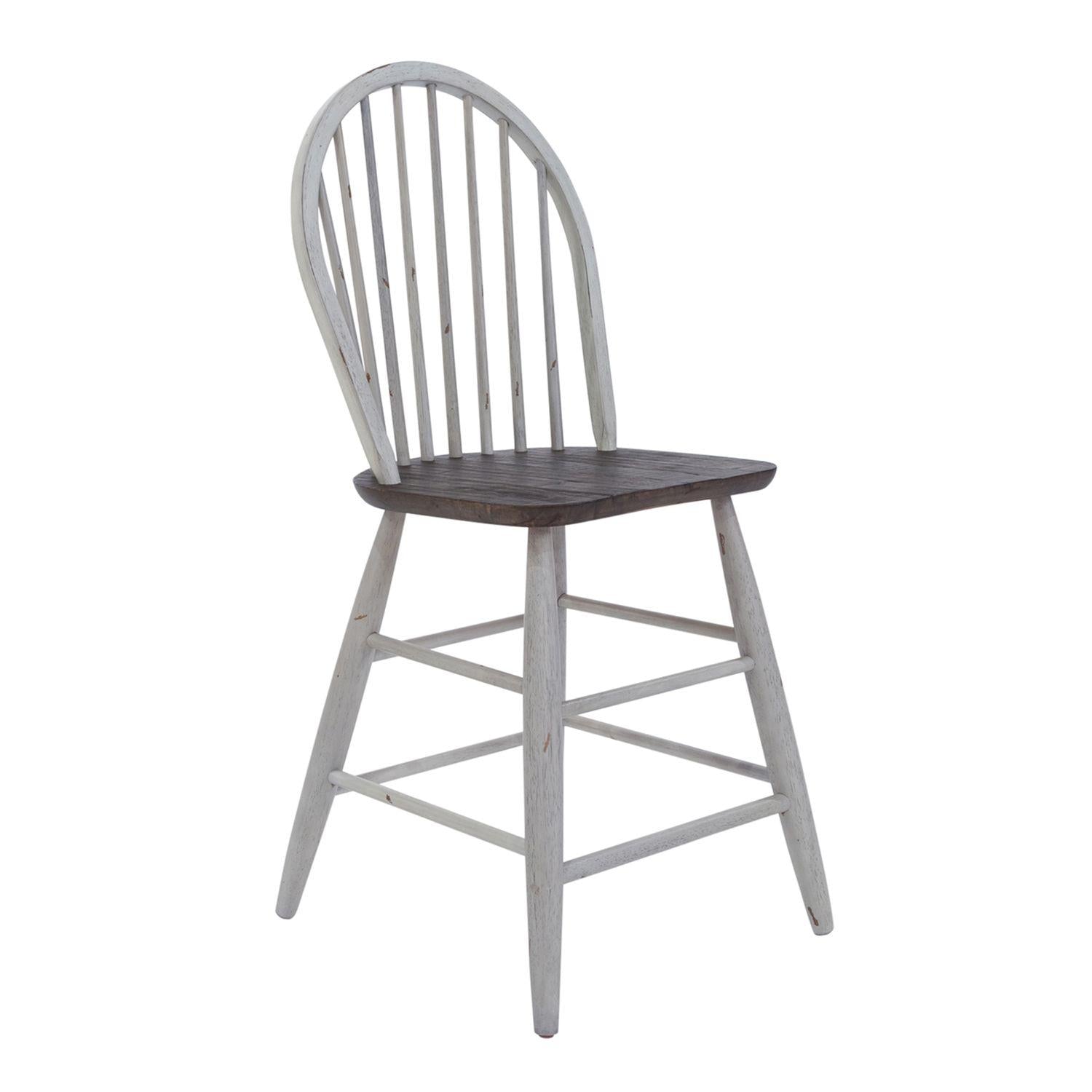  Liberty Furniture Industries Inc. Farmhouse 139WH-B100024 Windsor Back Counter Chair IMAGE 1