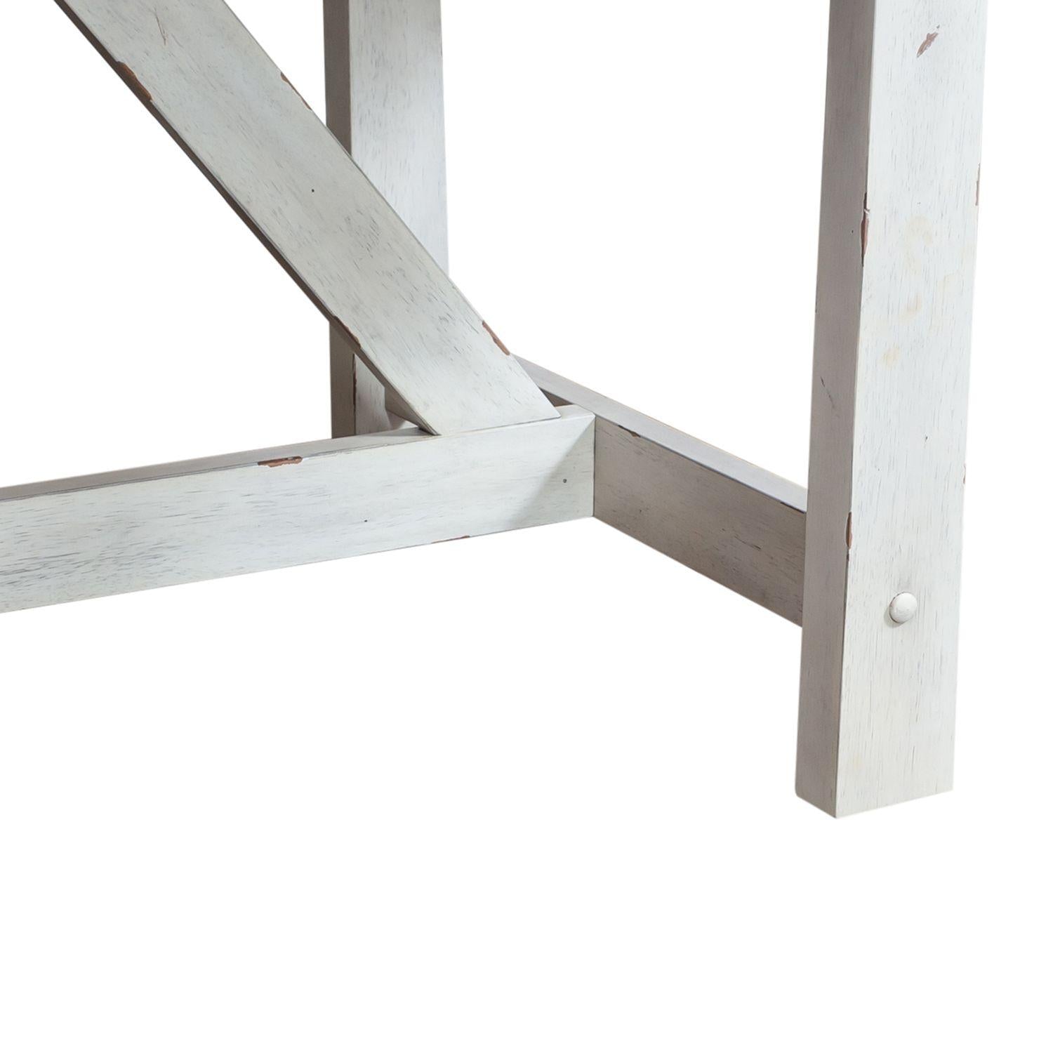  Liberty Furniture Industries Inc. Farmhouse 139WH-T4078 Fixed Top Trestle Table IMAGE 5