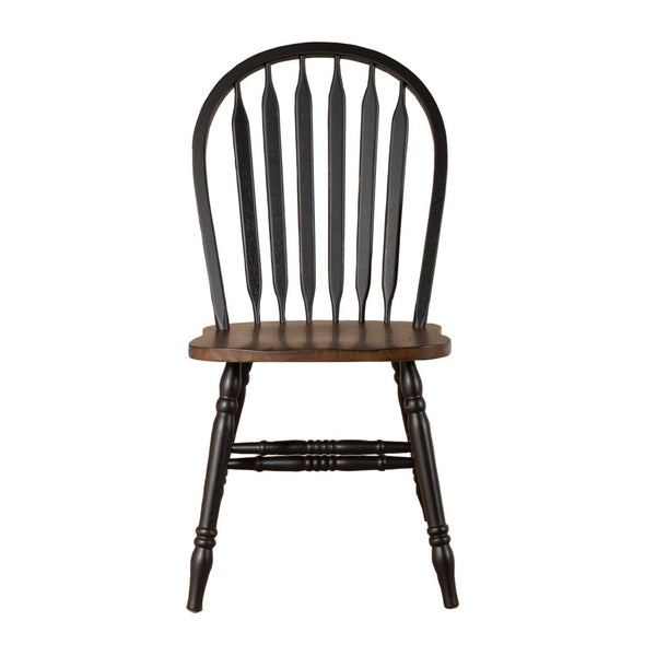 Liberty Furniture Industries Inc. Carolina Crossing 186B-C1000S Windsor Side Chair - Black