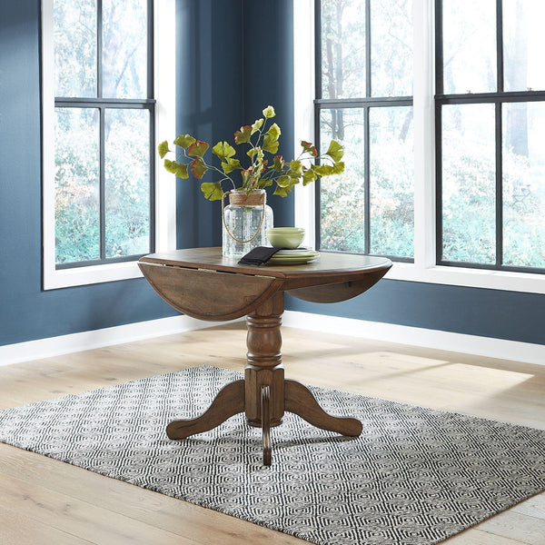 Liberty Furniture Industries Inc. Carolina Crossing 186 Drop Leaf Table - Honey