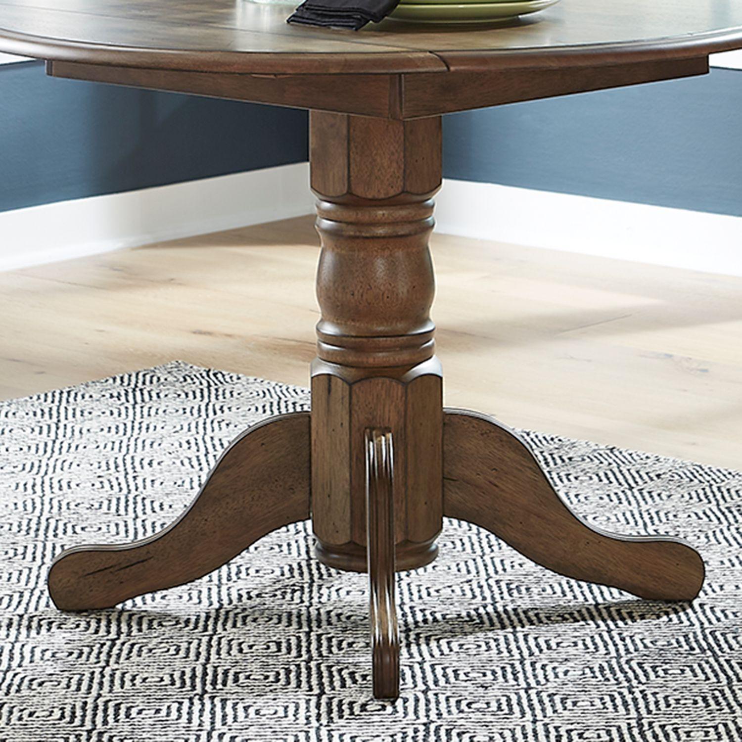  Liberty Furniture Industries Inc. Carolina Crossing 186 Drop Leaf Table - Honey IMAGE 5