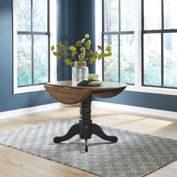 Liberty Furniture Industries Inc. Carolina Crossing 186 Drop Leaf Table - Black