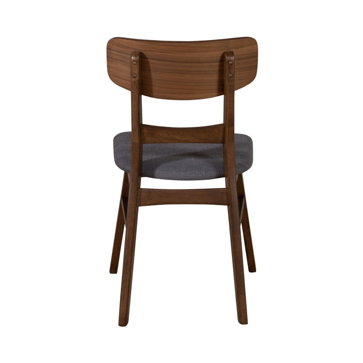  Liberty Furniture Industries Inc. Space Savers 198-C9101S-GY Panel Back Side Chair - Grey IMAGE 4