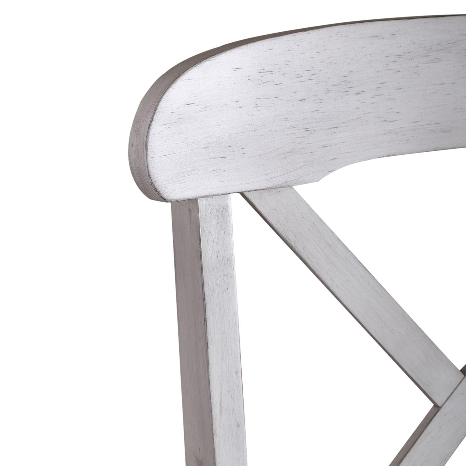  Liberty Furniture Industries Inc. Ocean Isle 303W-C3001S Upholstered X Back Side Chair IMAGE 5