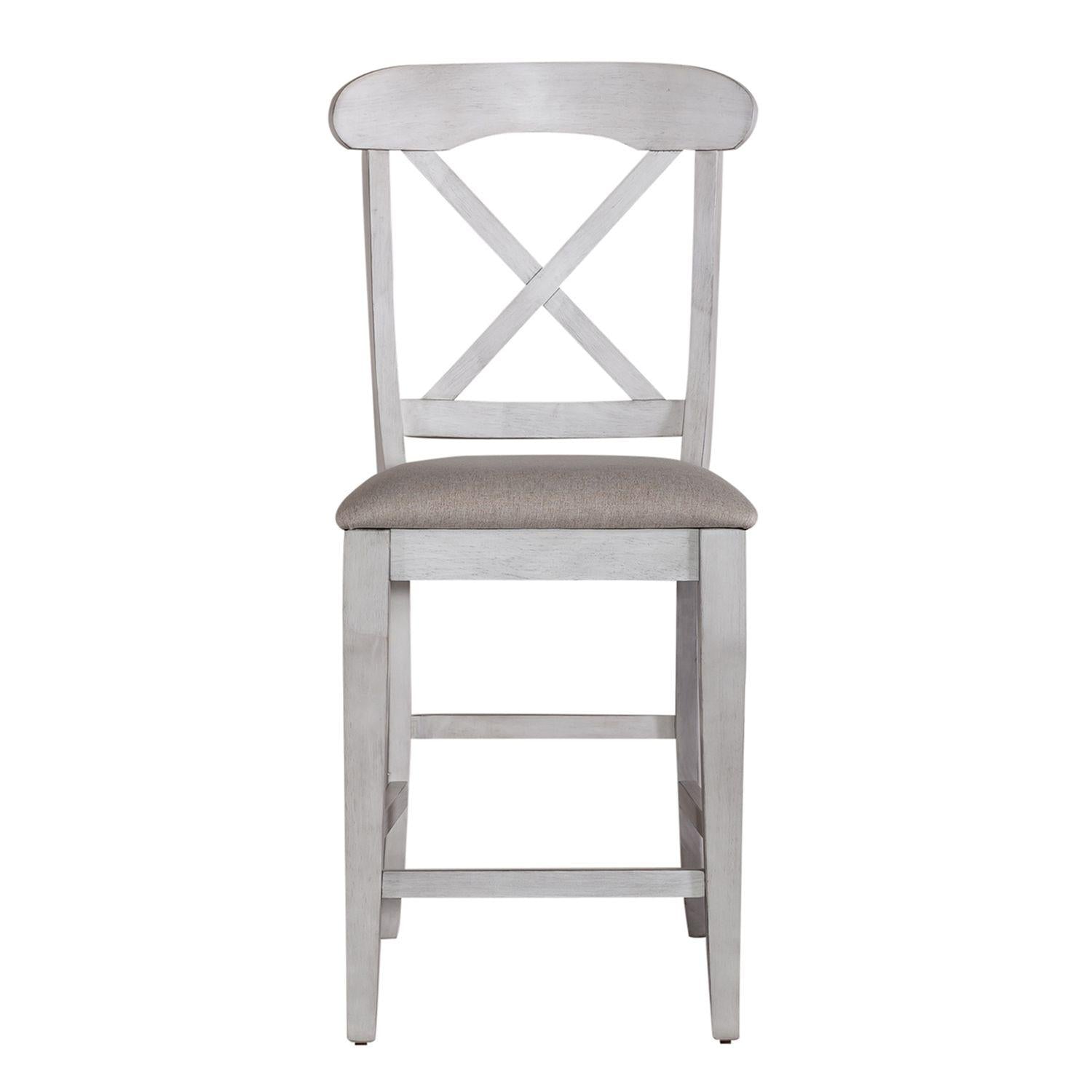 Liberty Furniture Industries Inc. Ocean Isle 303W-B300124 Upholstered X Back Counter Chair IMAGE 1
