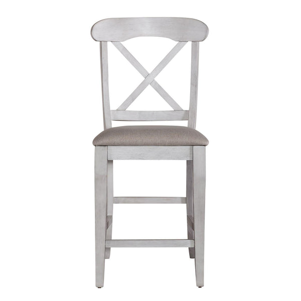 Liberty Furniture Industries Inc. Ocean Isle 303W-B300124 Upholstered X Back Counter Chair