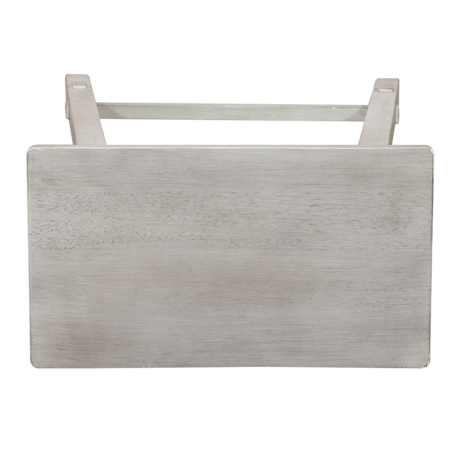  Liberty Furniture Industries Inc. Creations 38-B1824 Sawhorse Counter Stool - White IMAGE 4