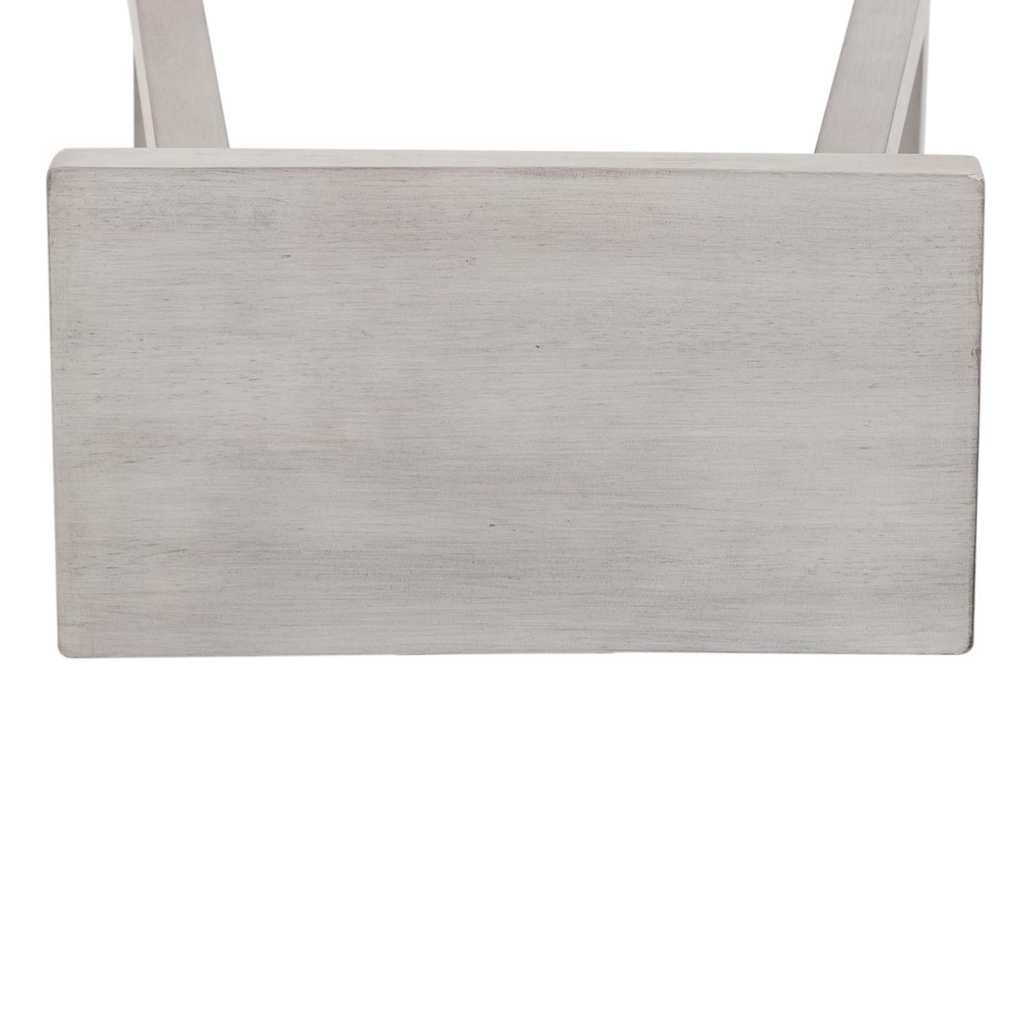 Liberty Furniture Industries Inc. Creations II 38-B1830 Sawhorse Stool - White IMAGE 4