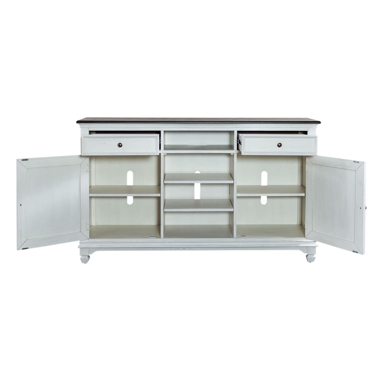  Liberty Furniture Industries Inc. Allyson Park 417-TV68 68 Inch Highboy TV Console IMAGE 6