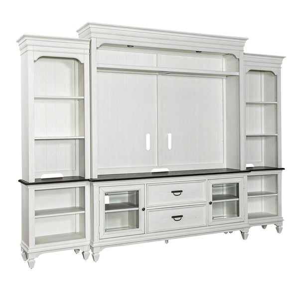 Liberty Furniture Industries Inc. Allyson Park 417-ENT-ECP Entertainment Center with Piers